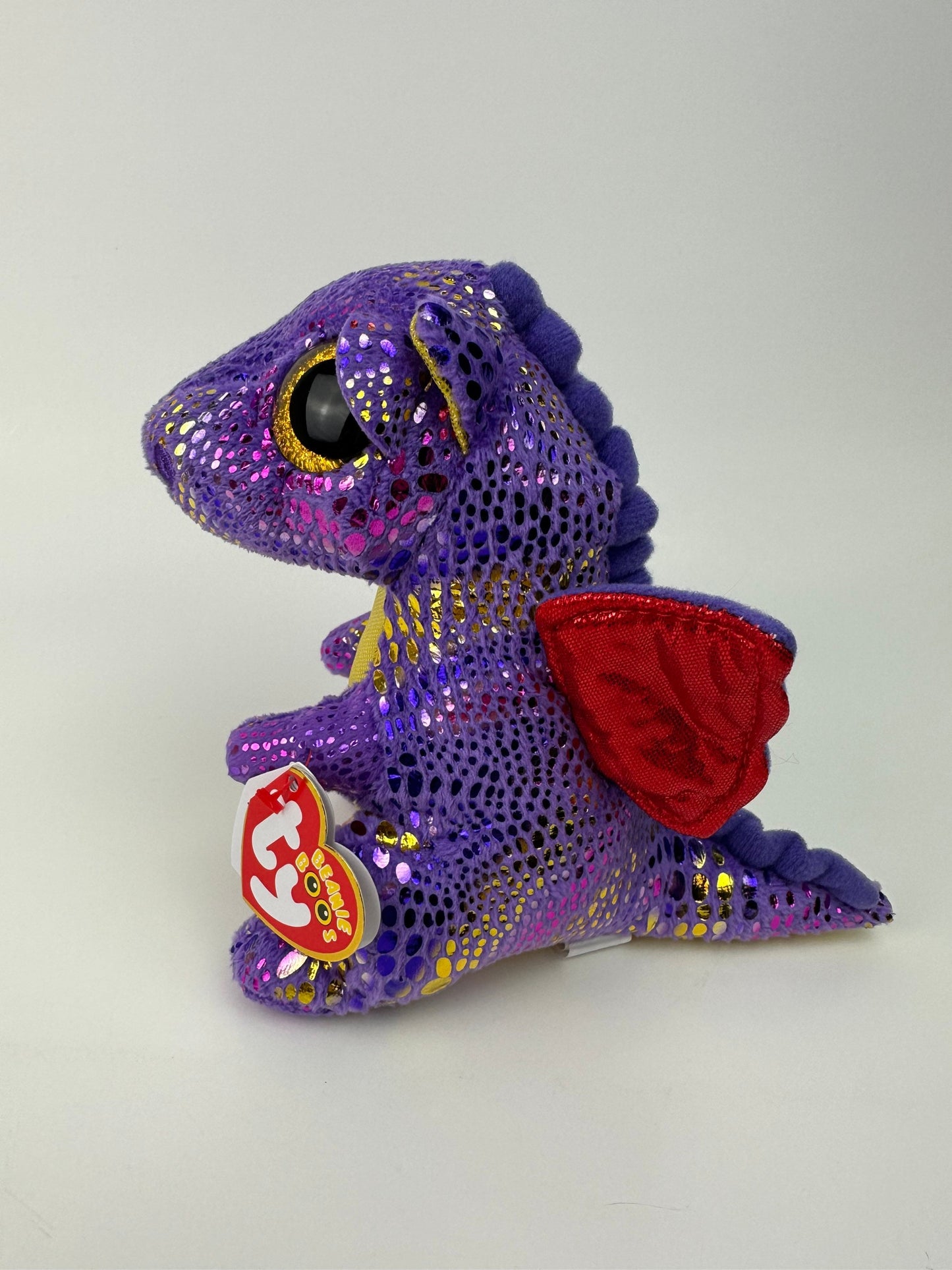 TY Beanie Boo “Spectra” the Purple Dragon - Michaels Exclusive Rare (6 inch)