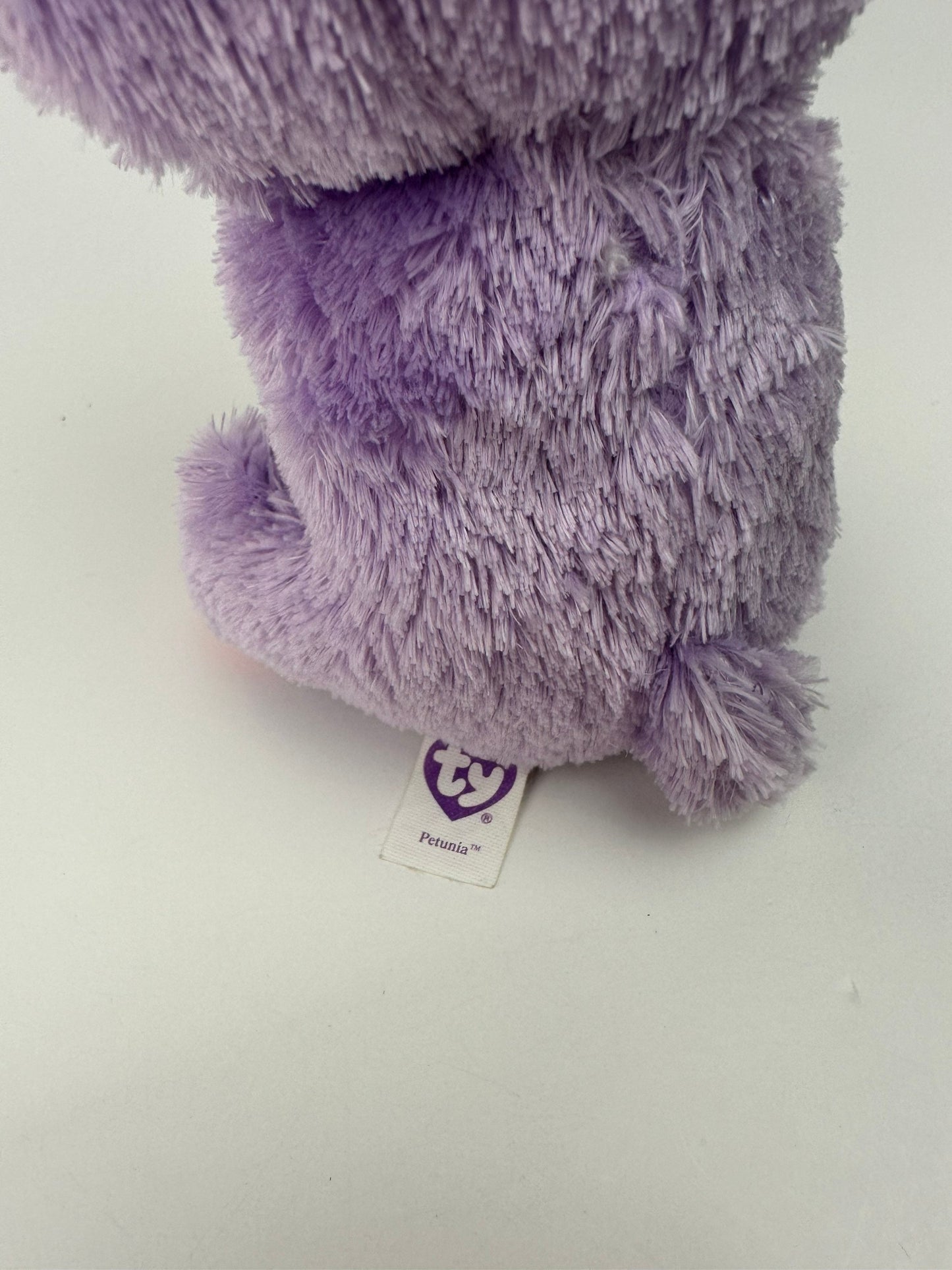 Ty Beanie Boo “Petunia” the Bunny Rabbit - No Hang Tag! (6 inch)