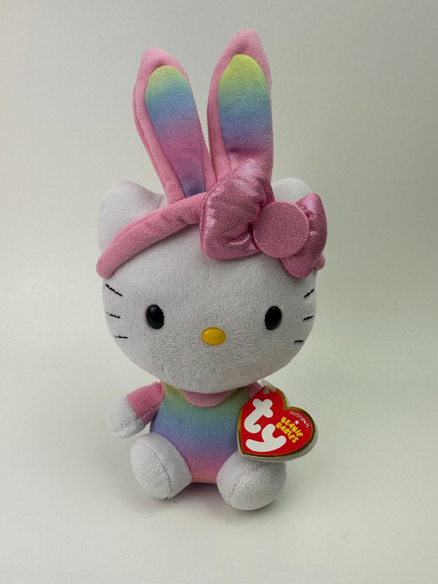 Ty Beanie Baby Vintage “Hello Kitty” Pink Bunny Ears (5.5 inch)