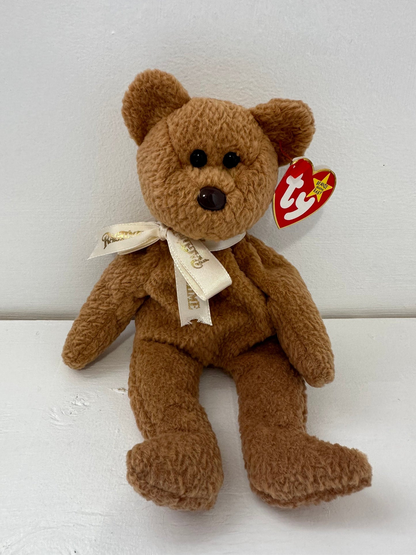 Ty Beanie Baby “Curly” the Bear - Limited Edition Ragtime Musical Version *Rare! (8.5 inch)