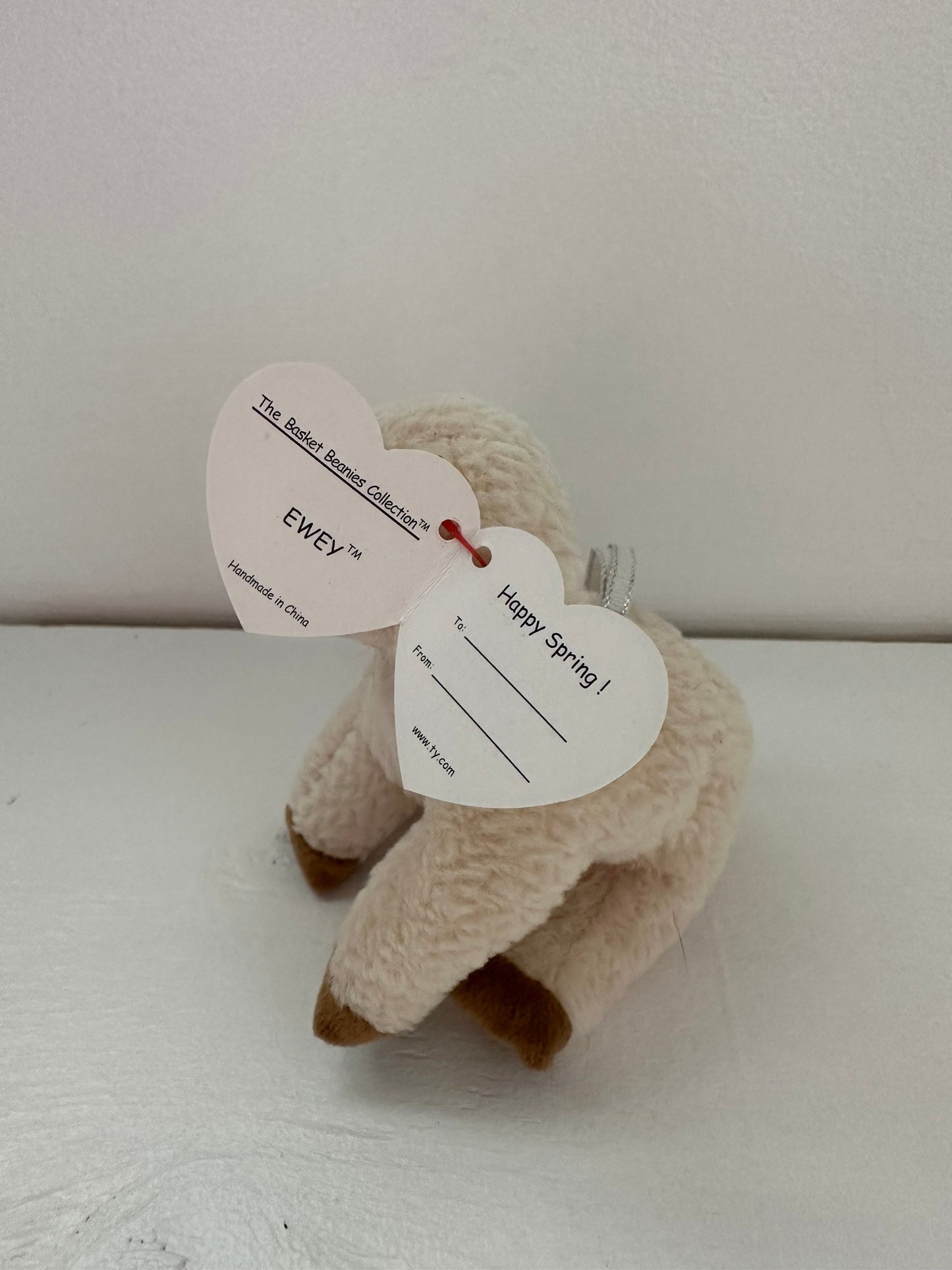 Ty Basket Beanie “Ewey” the Lamb (4 inch)