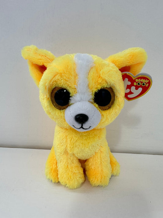 Ty Beanie Boo “Dandelion” the Yellow Chihuahua - Gift Show Exclusive *Rare* (6 inch)