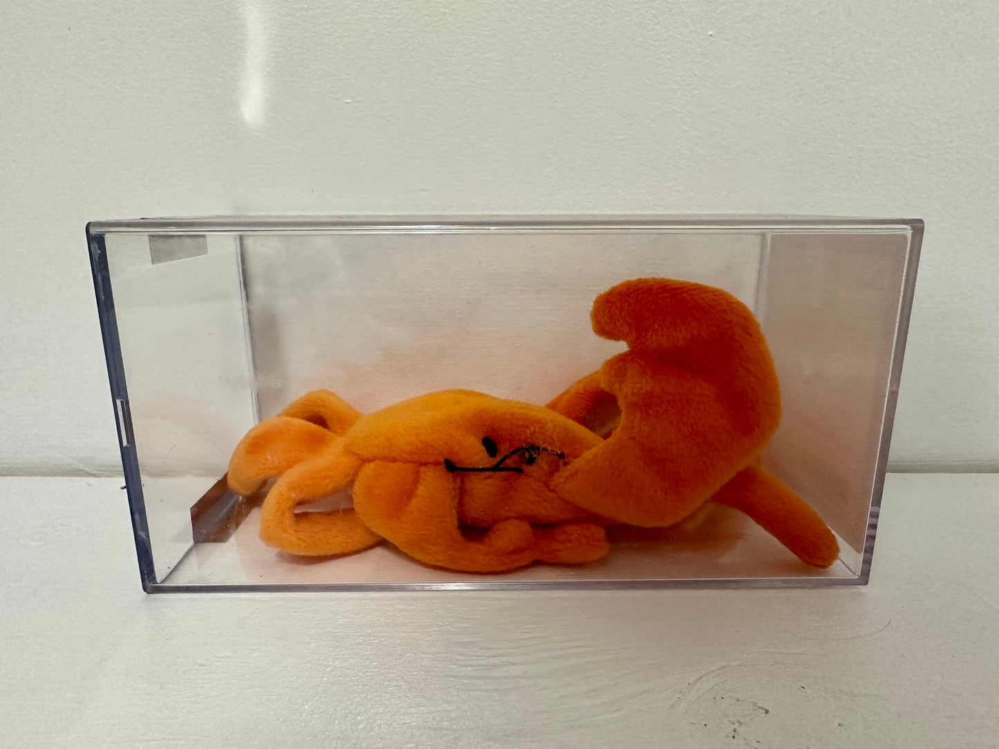 Ty Beanie Baby “Digger” the Orange Crab - 3rd Generation Hang Tag, 1st Gen Tush Tag Authenticated MWMT MQ