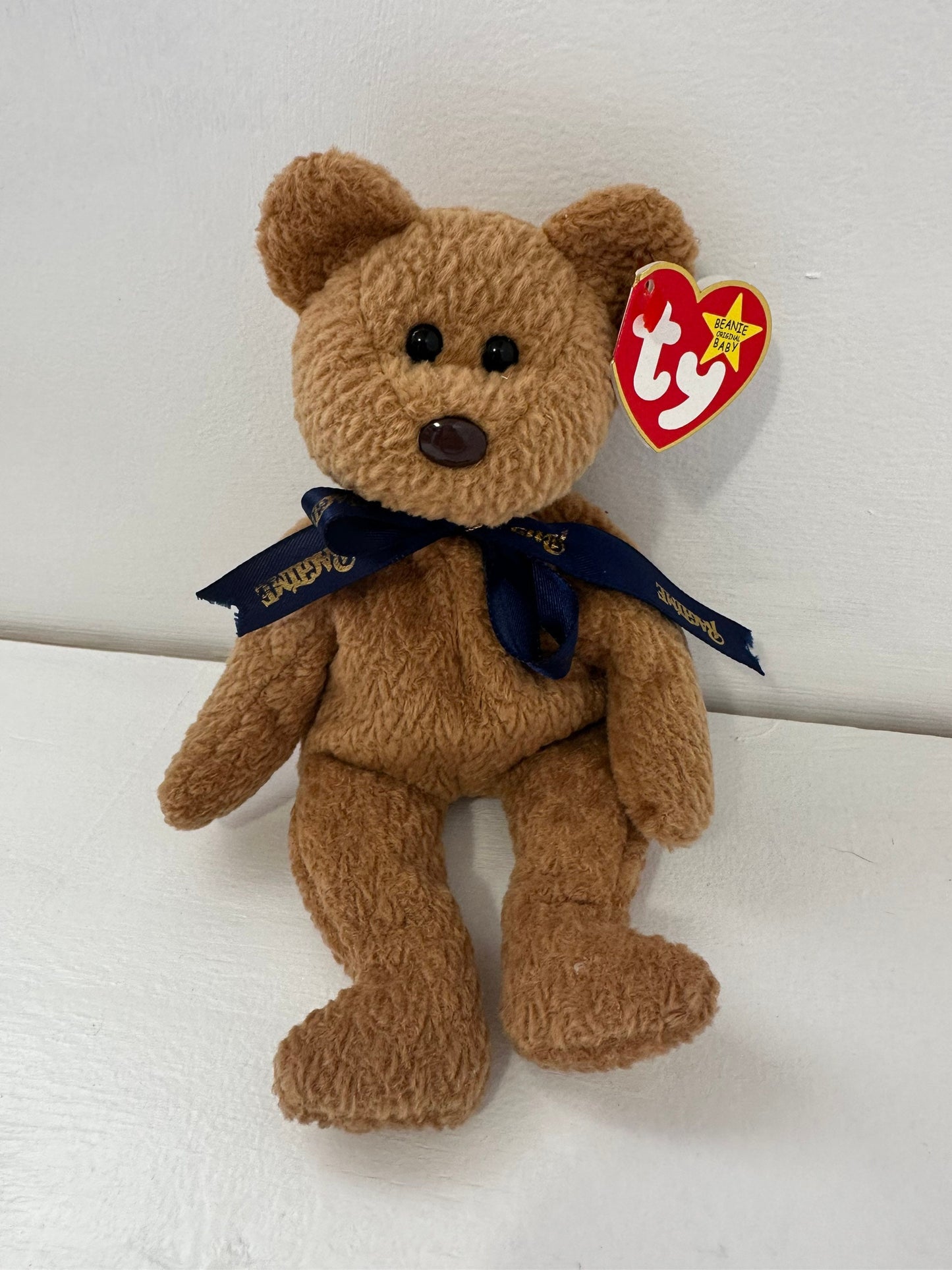 Ty Beanie Baby “Curly” the Bear - Limited Edition Ragtime Musical Version *Rare! (8.5 inch)