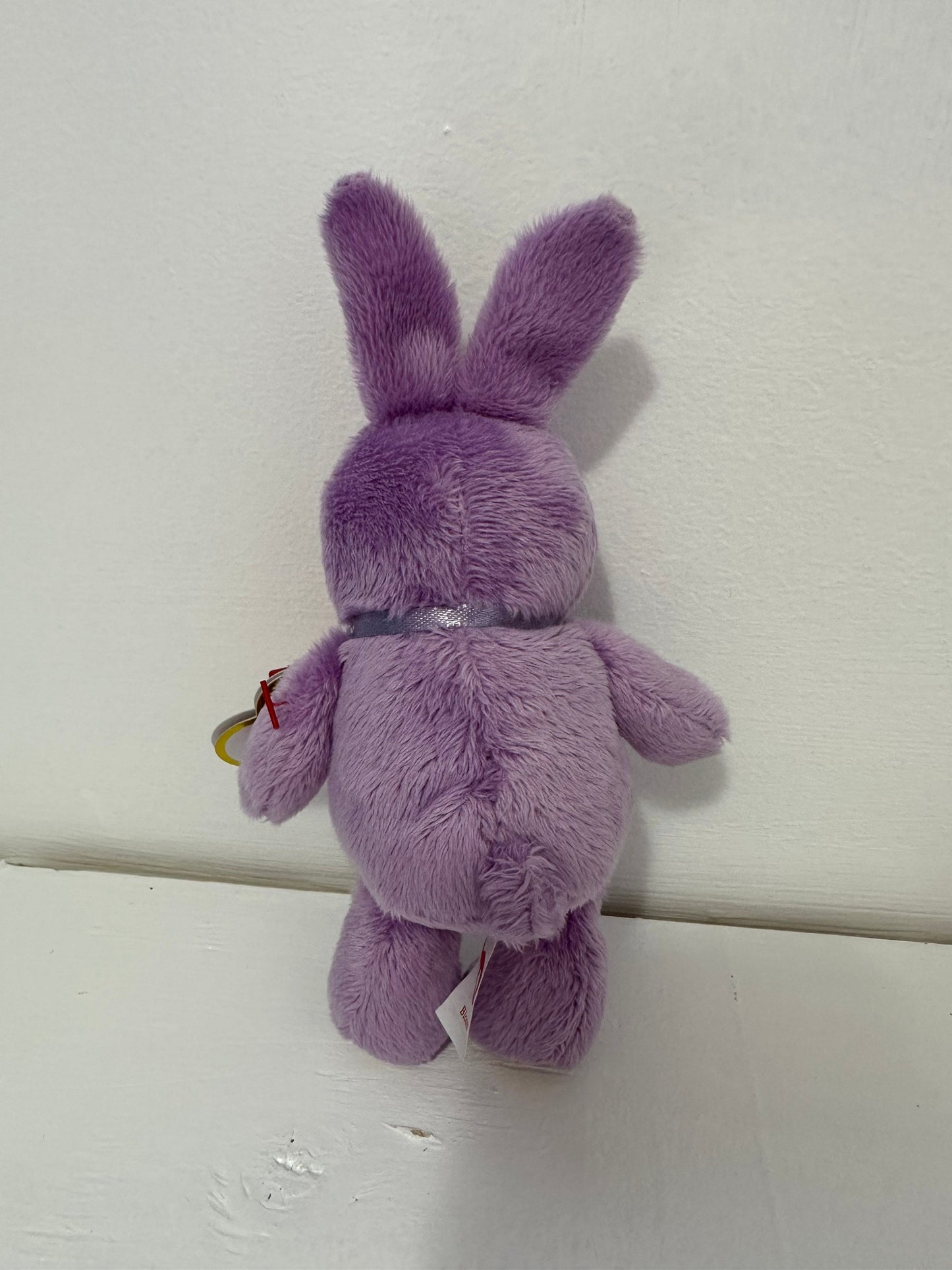 Ty Basket Beanie “Bloom” the Purple Bunny Rabbit! *Small Basket Beanie* (4 inch)