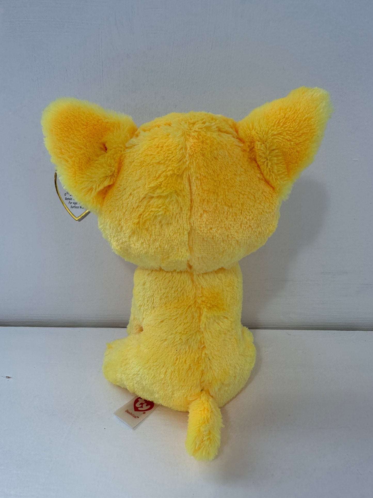 Ty Beanie Boo “Dandelion” the Yellow Chihuahua - Gift Show Exclusive *Rare* (6 inch)