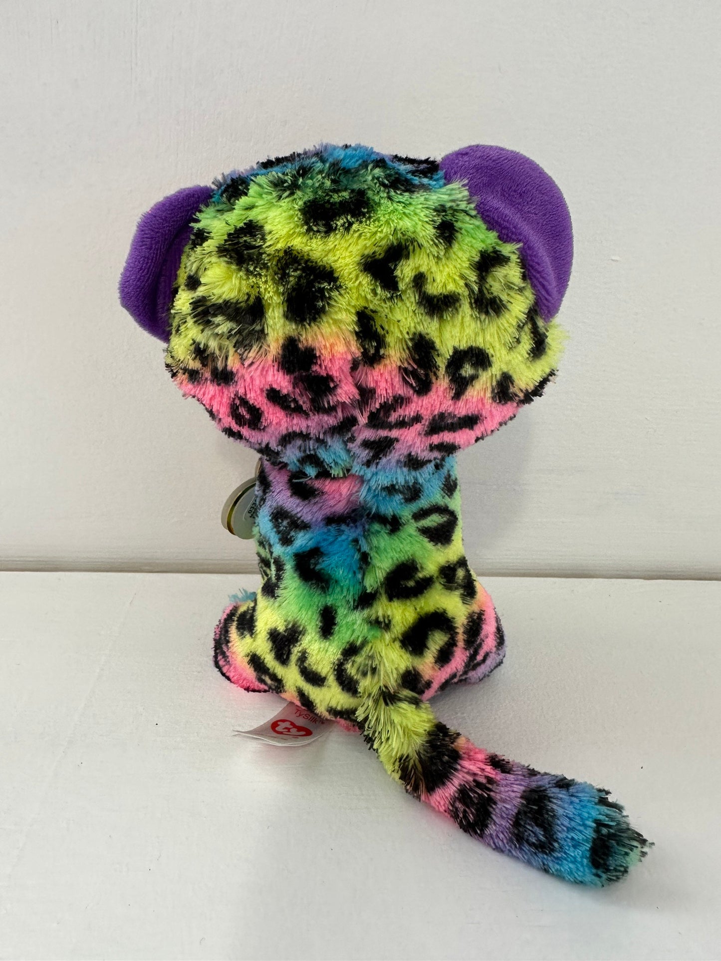 Ty Beanie Boo “Dotty” the Rainbow Leopard (6 inch)