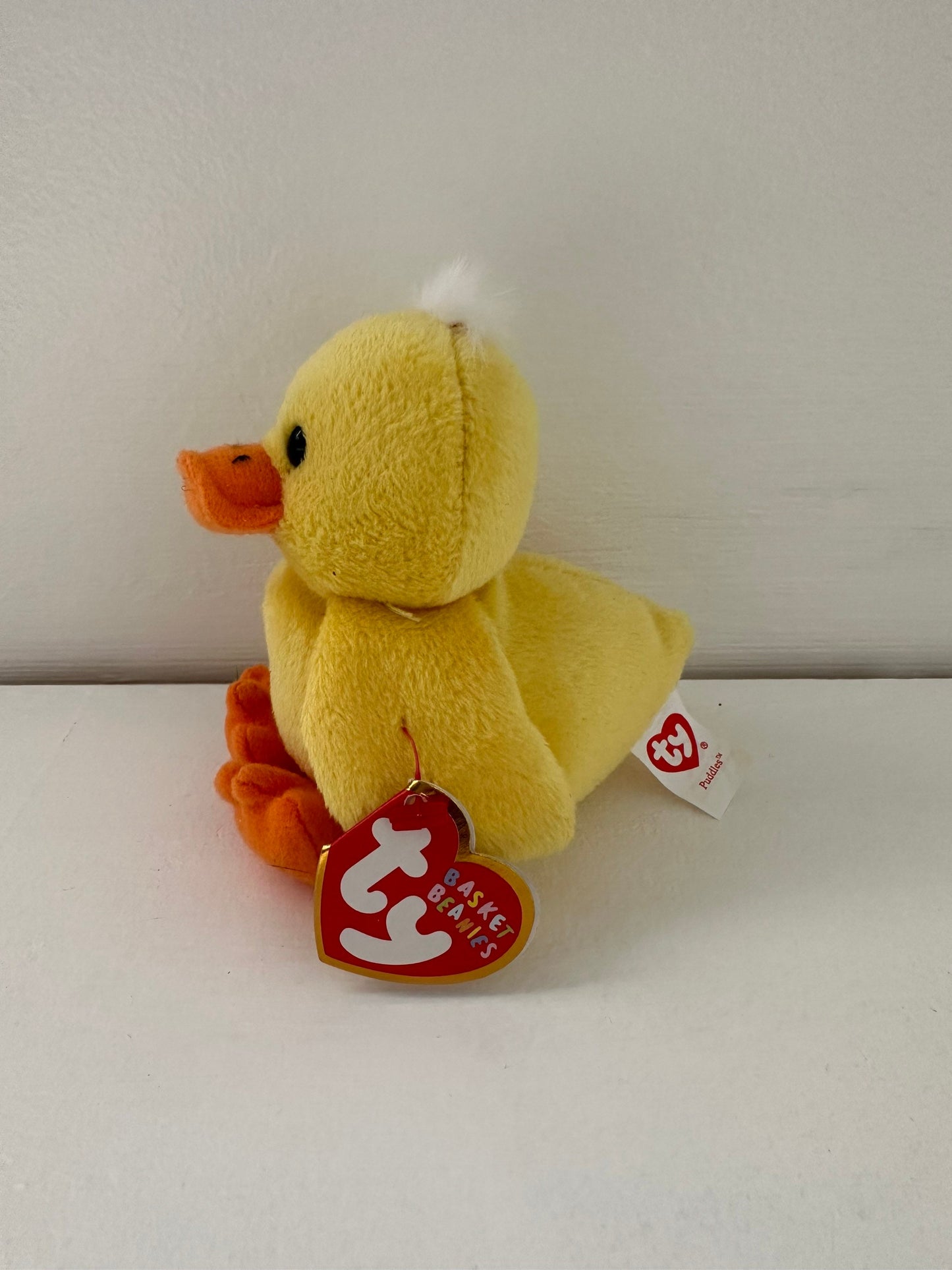 Ty Basket Beanie “Puddles” the Chick *Rare* (4 inch)