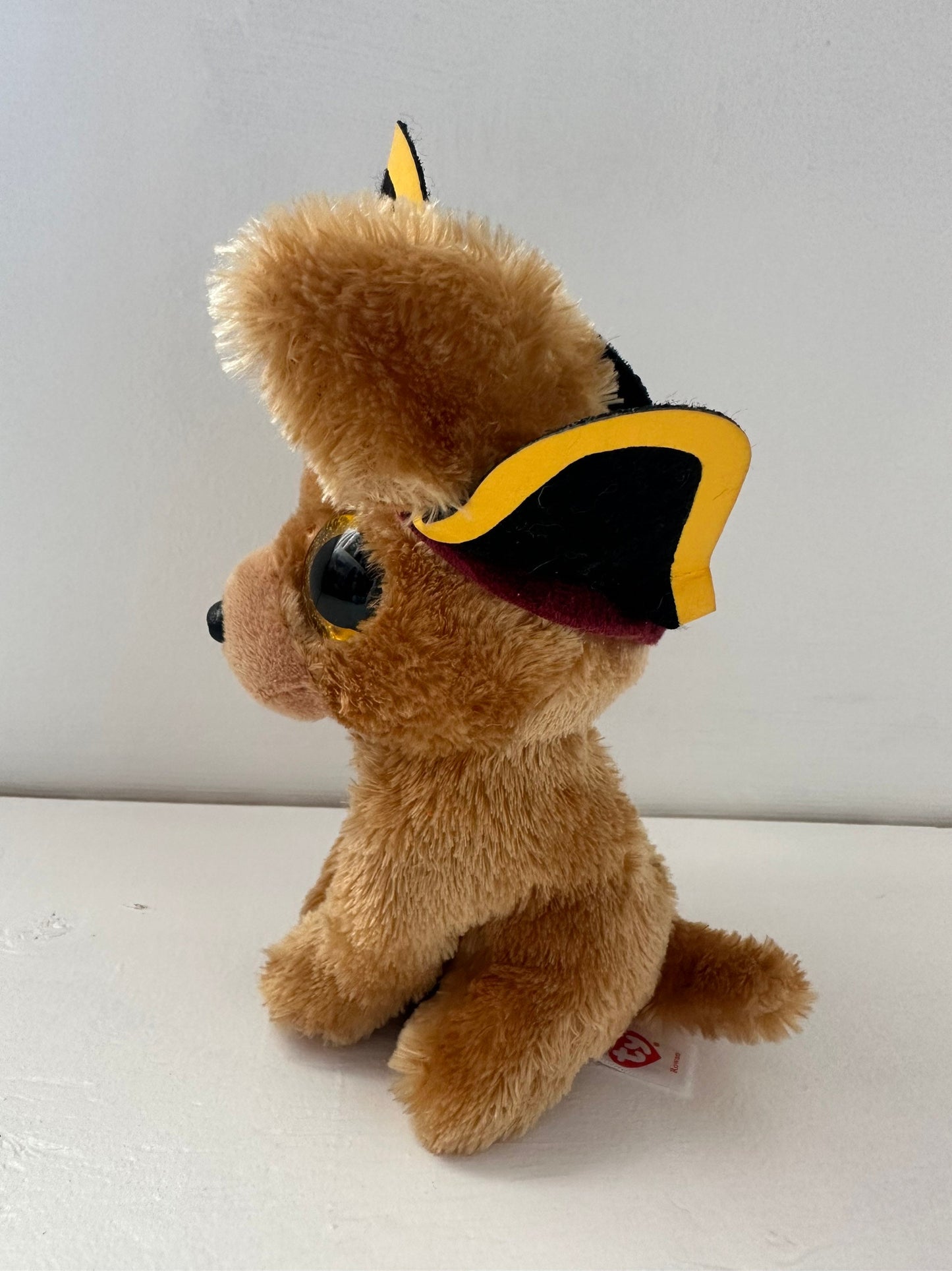 Ty Beanie Boo “Rowan” the Pirate Dog! No Hang Tag (6 inch)