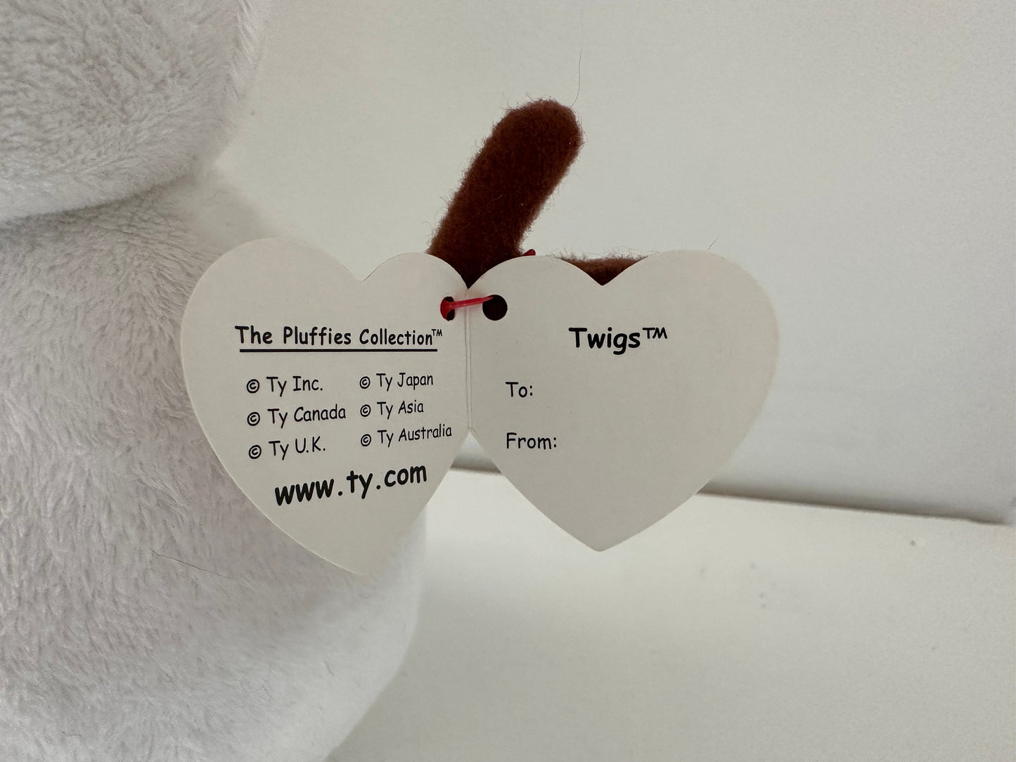 Ty Pluffies Collection “Twigs” the Snowman  (9 inch)