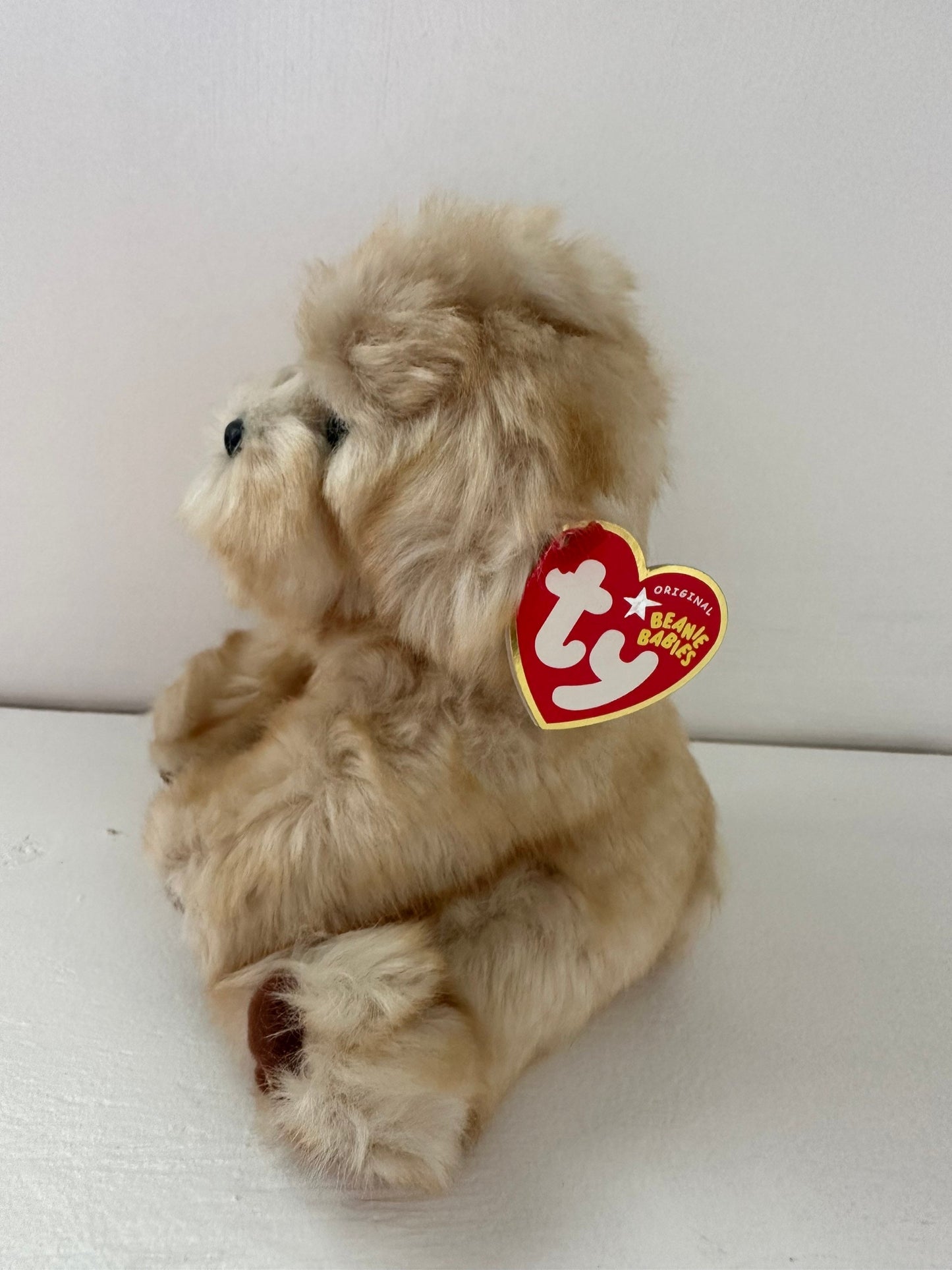 Ty Beanie Baby “Senna Kun” Brown Pads Version! - Motomachi Kitamura Exclusive *Rare* (6 inch)