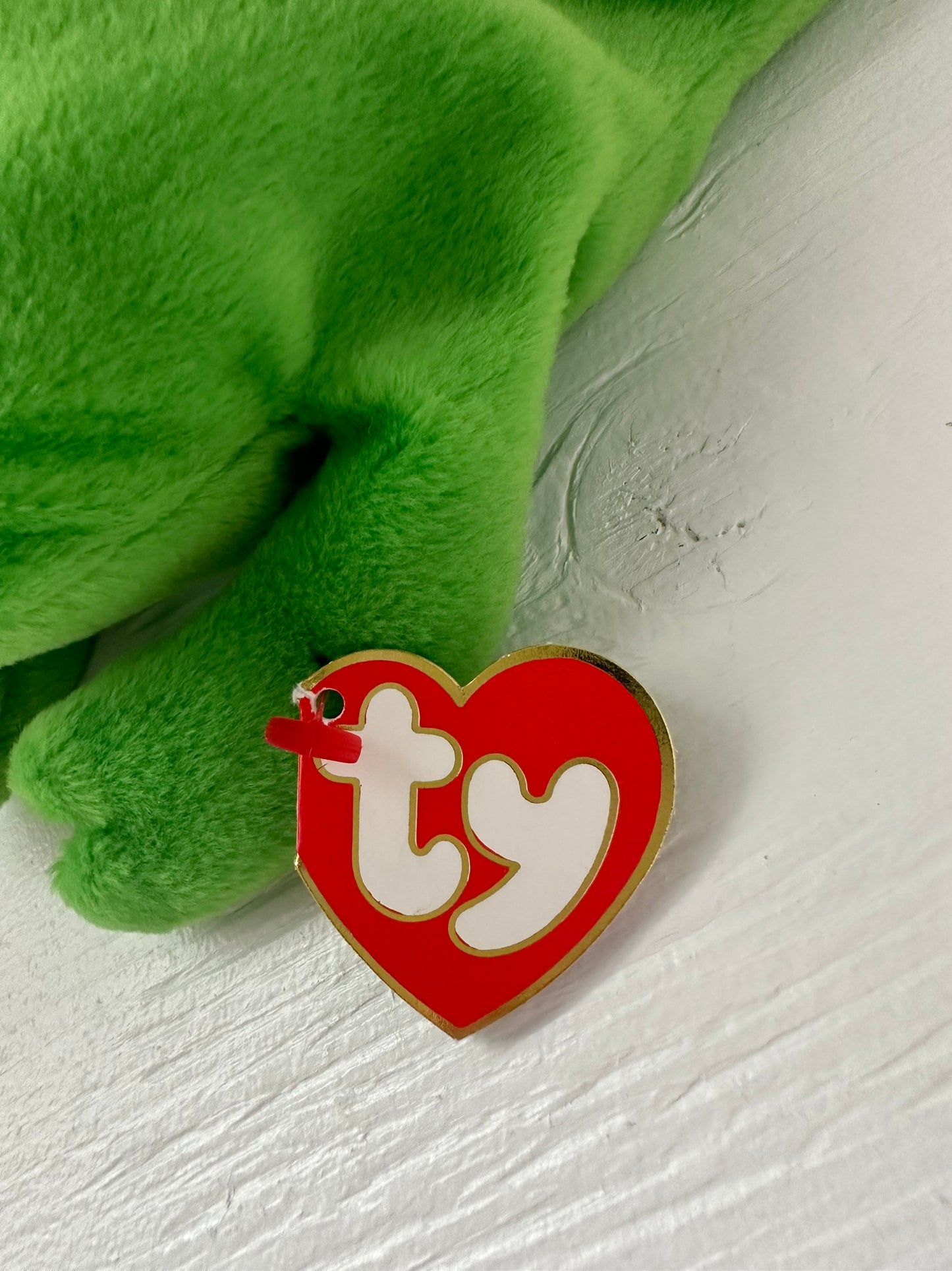 Ty Beanie Baby “Legs” the Frog - *3rd Generation Hang Tag, 2nd Generation Tush Tag* - EXTREMELY RARE! (9 inch)