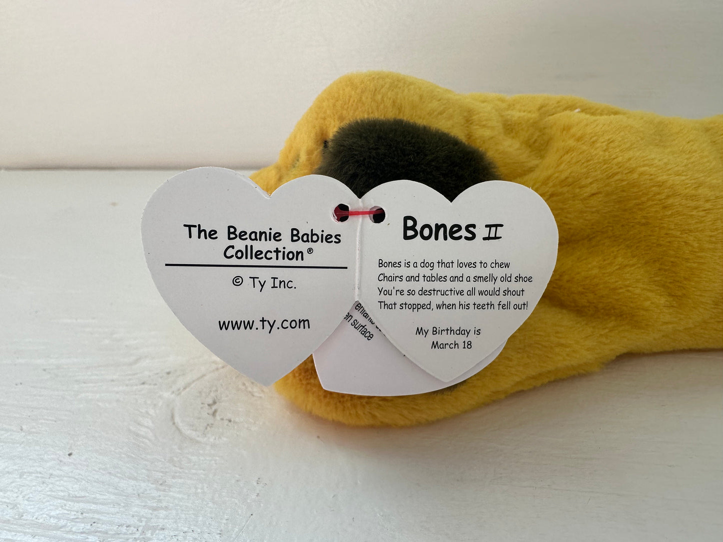 Ty Beanie Baby Bones II - Limited Production Rare!