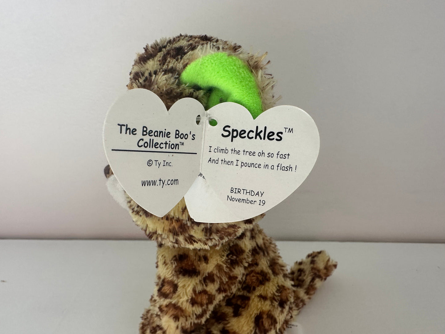 Ty Beanie Boo “Speckles” the Leopard (6inch)