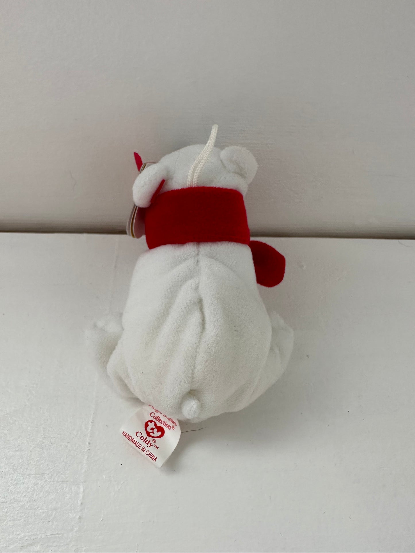 Ty Jingle Beanie “Coldy” the Polar Bear - Tree Ornament* (4 inch)