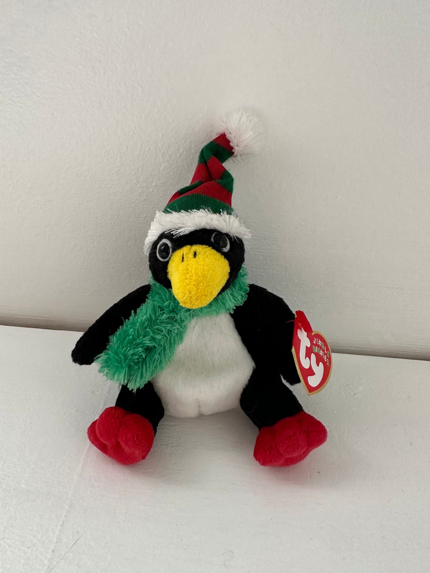 Ty Jingle Beanie “Toboggan” the Penguin - Tree Ornament* (4 inch)