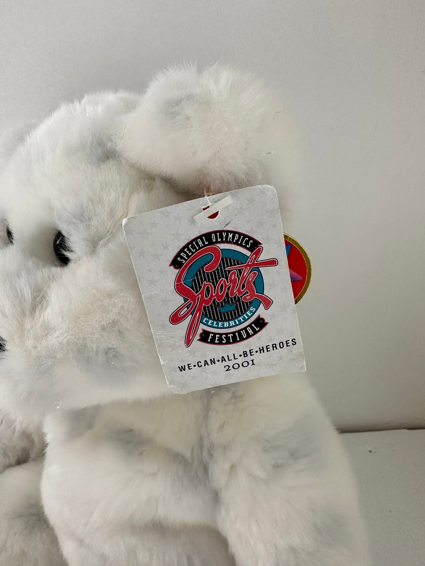 Ty Beanie Buddy “Beginning Bear” the Bear - Rare Special Olympics Tag, Non Mint! (14 inch)