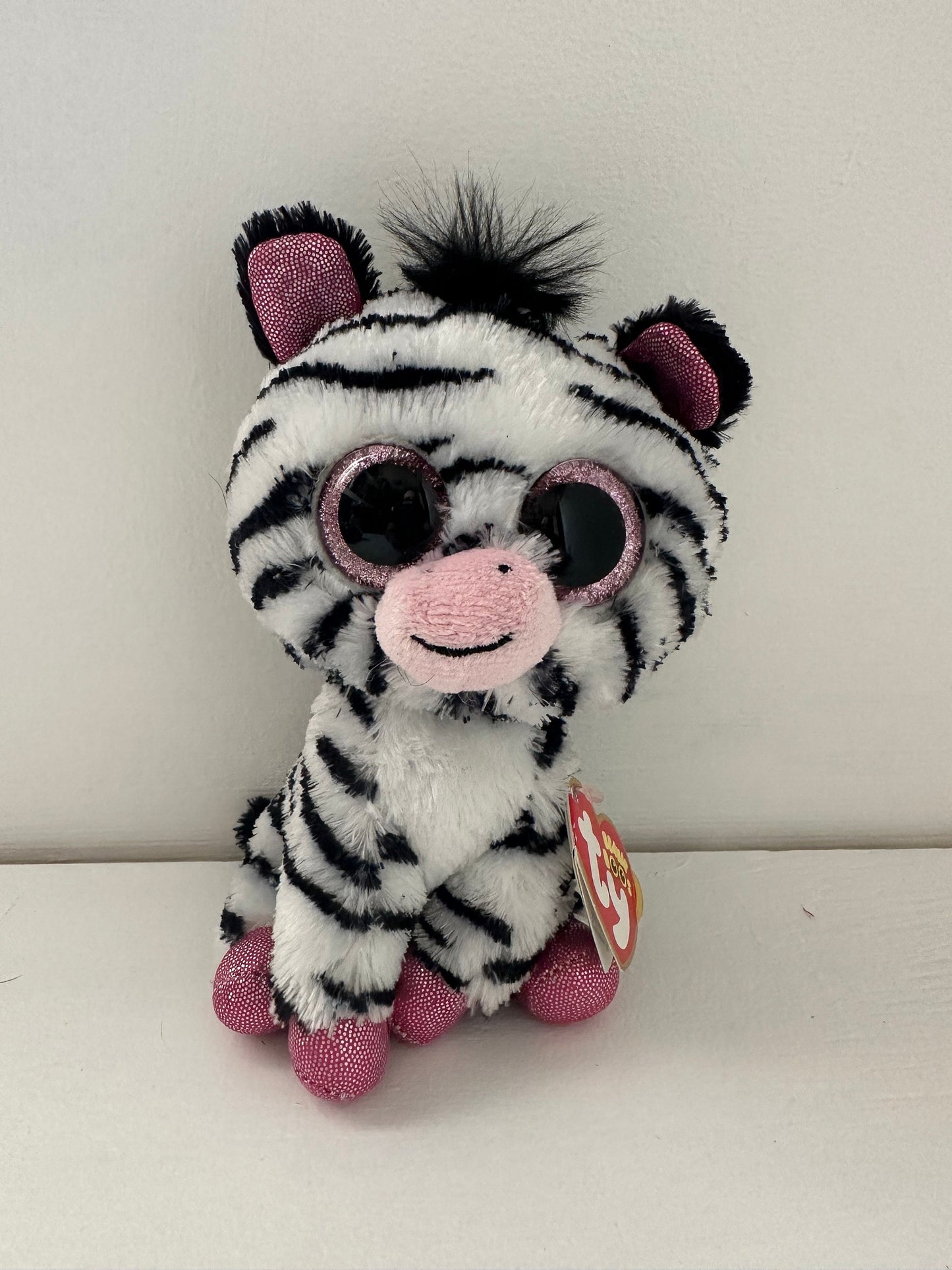 Ty Beanie Boo “Izzy” the Zebra - Justice Exclusive *Rare* (6 inch)