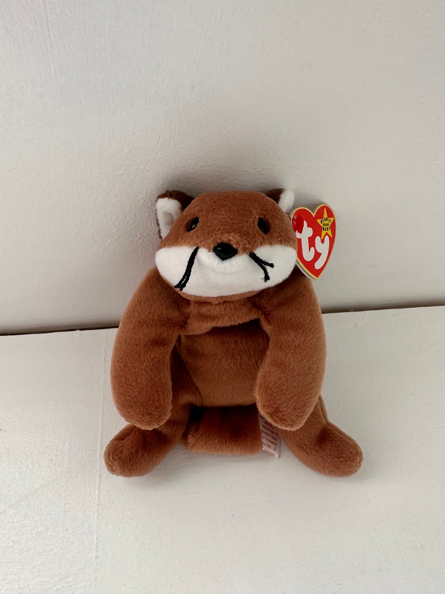 Ty Beanie Baby “Sly” the Fox - RARE Brown Belly Version! (8 inch)