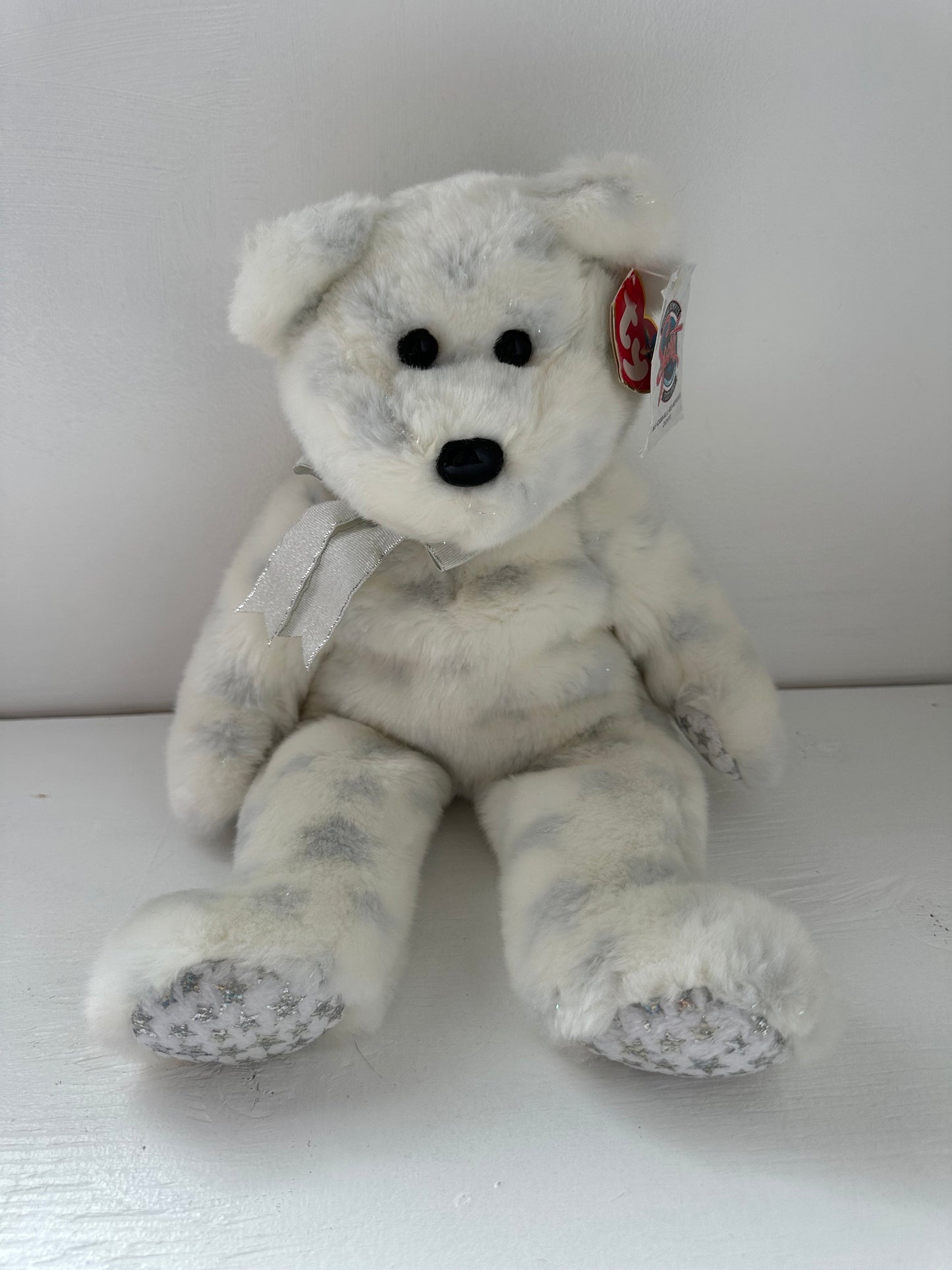 Ty Beanie Buddy “Beginning Bear” the Bear - Rare Special Olympics Tag, Non Mint! (14 inch)