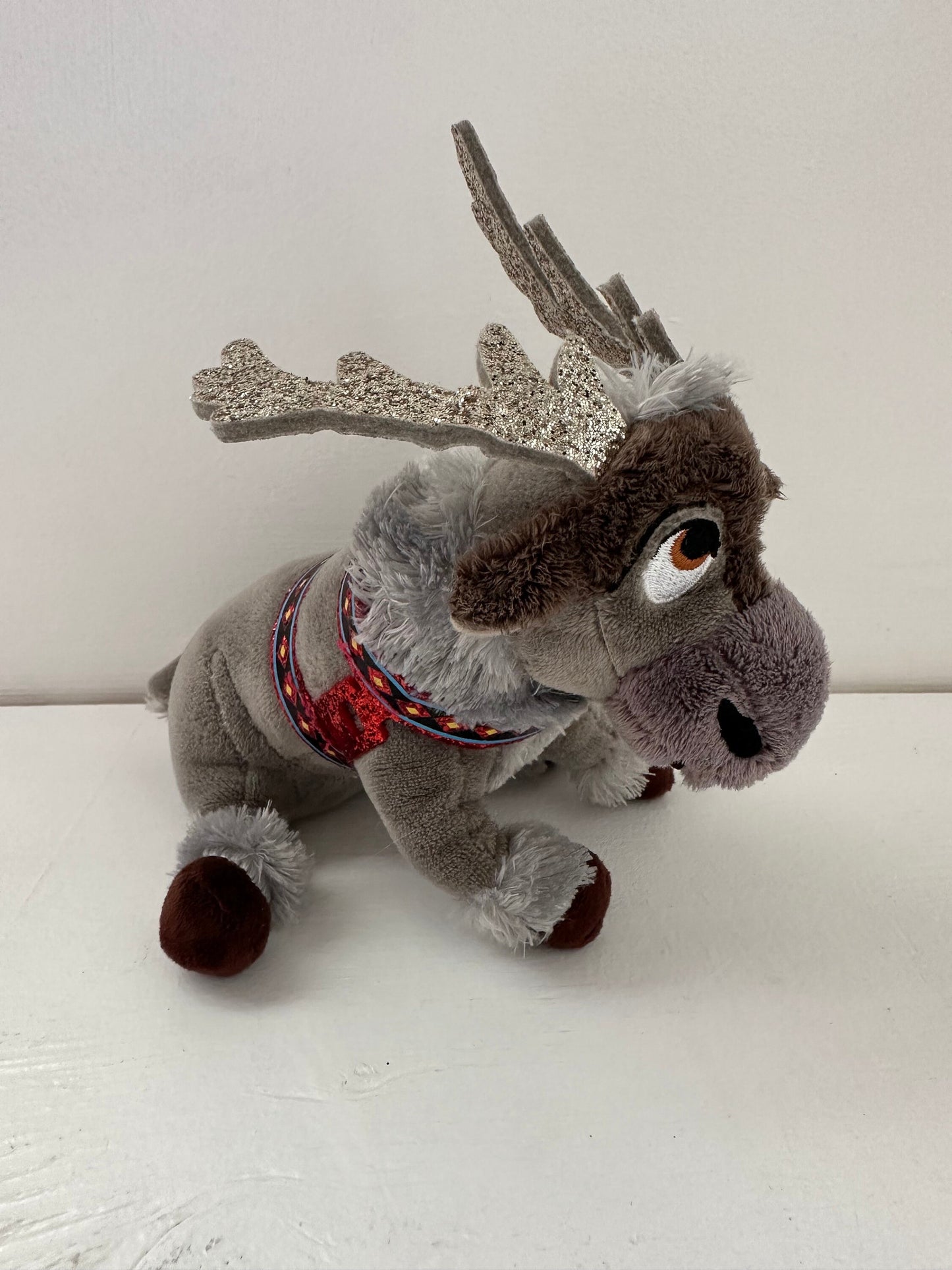 Ty Beanie Baby “Sven” the Reindeer from Disney’s Frozen - Glitter Horns - No Hang Tag (6 inch)