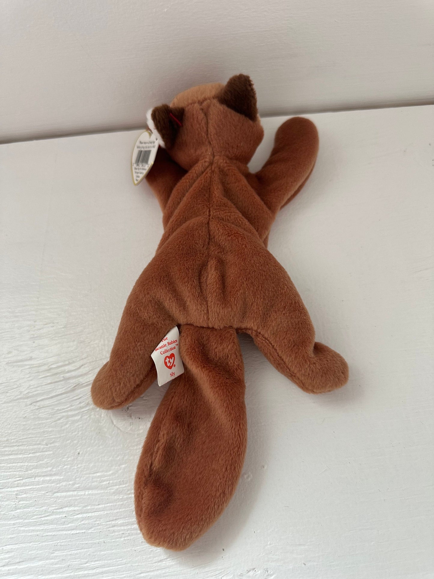 Ty Beanie Baby “Sly” the Fox - RARE Brown Belly Version! (8 inch)