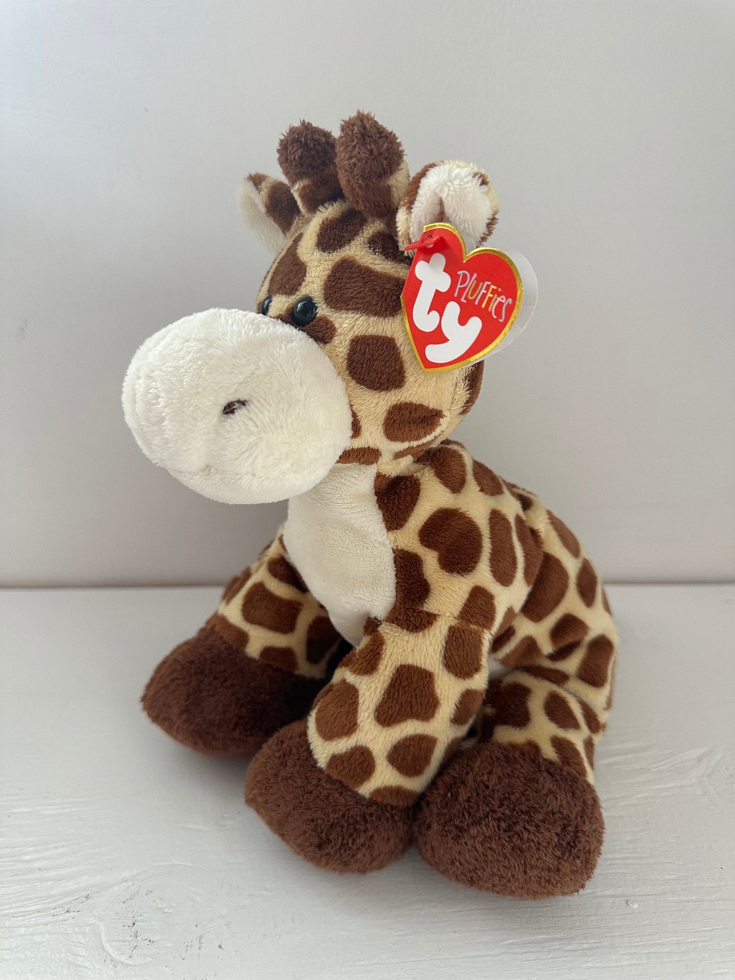 Ty Pluffies Collection “Tiptop” the Giraffe  (10 inch)