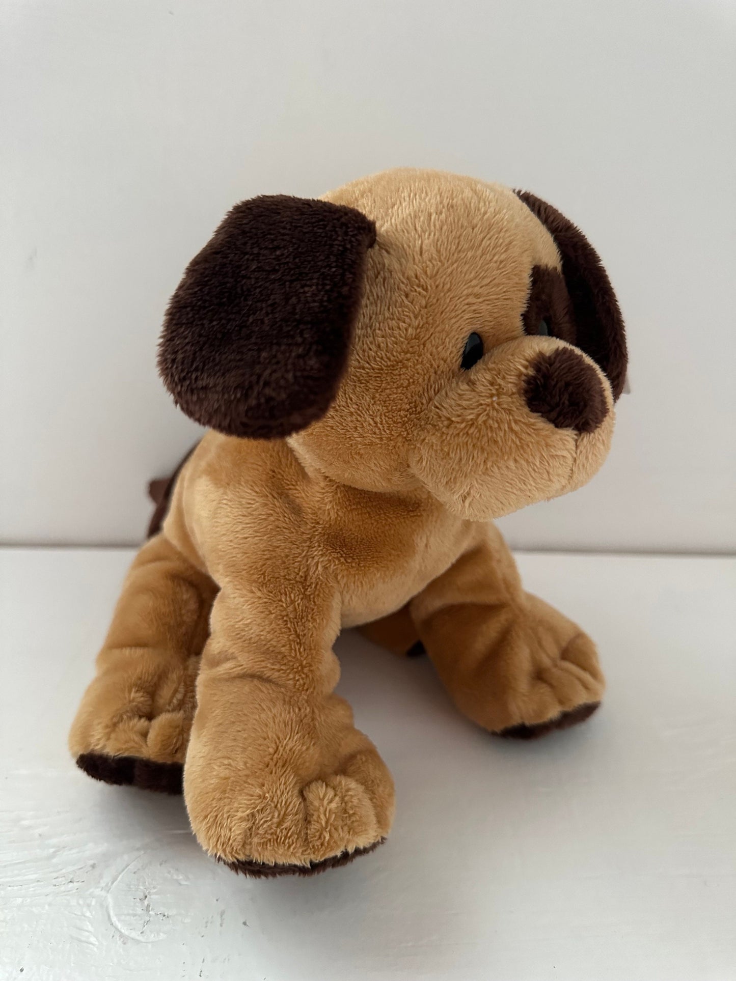 Ty Pluffies Collection “Barkers” the Dog *Rare* (8.5 inch)