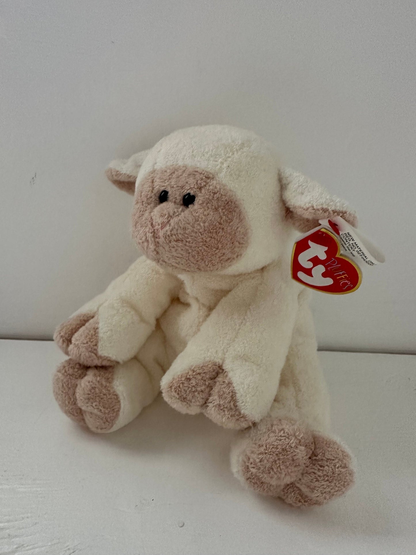 Ty Pluffies Collection “Bashfully” the Adorable Lamb  RARE (11 inch)