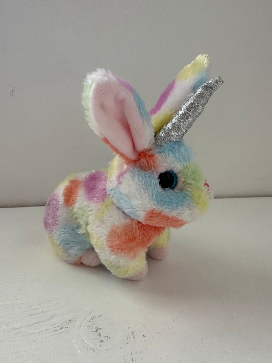 Ty Beanie Baby “Begonia” the  Bunny Unicorn - No Hang Tag (6 inch)