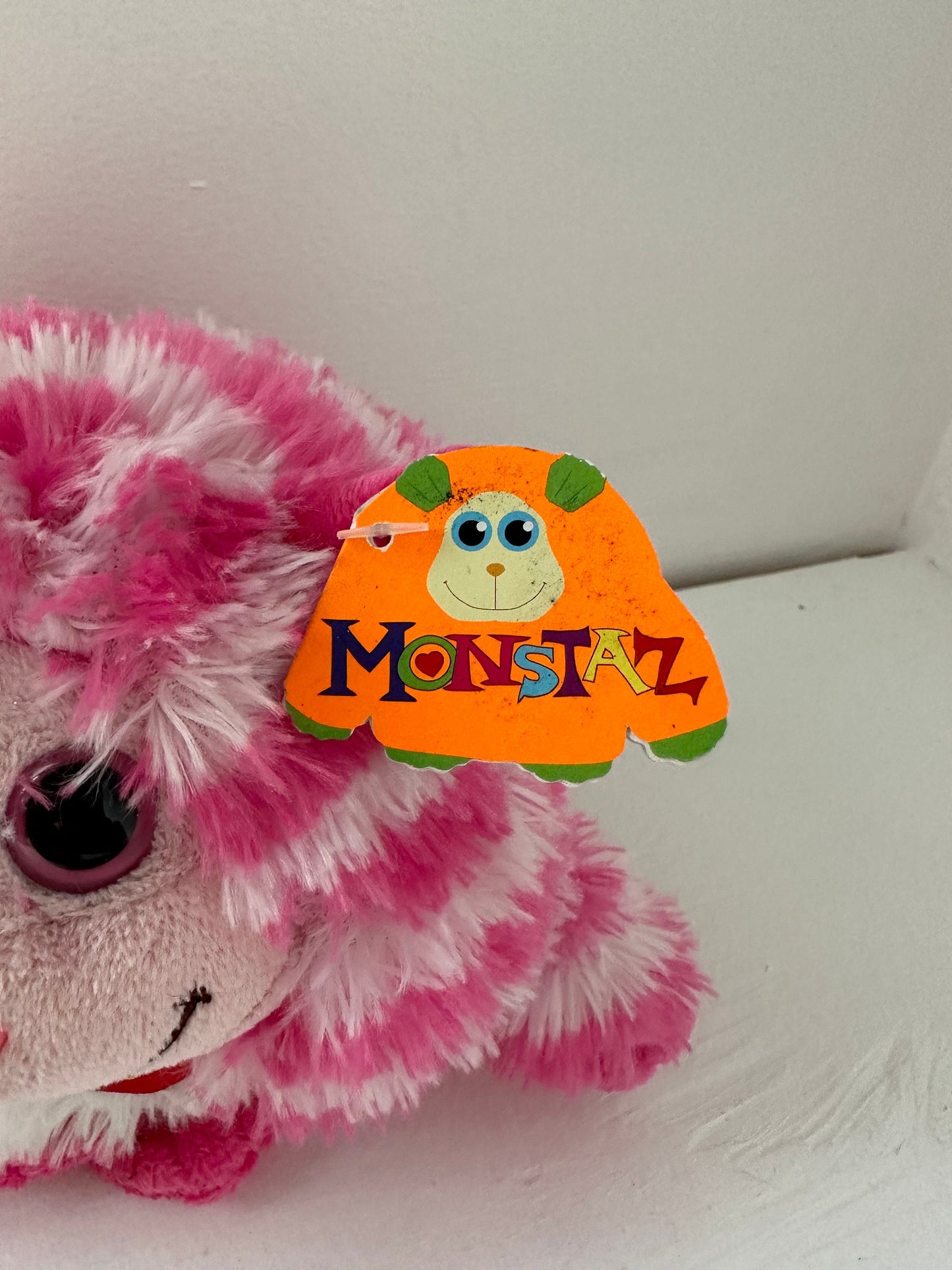 Ty Monstaz “Roxy” the Round Monster  - Sound Working - Non Mint Tag (Small 6 inch Version)