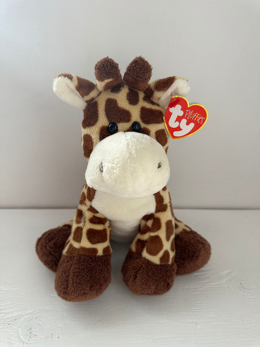 Ty Pluffies Collection “Tiptop” the Giraffe  (10 inch)