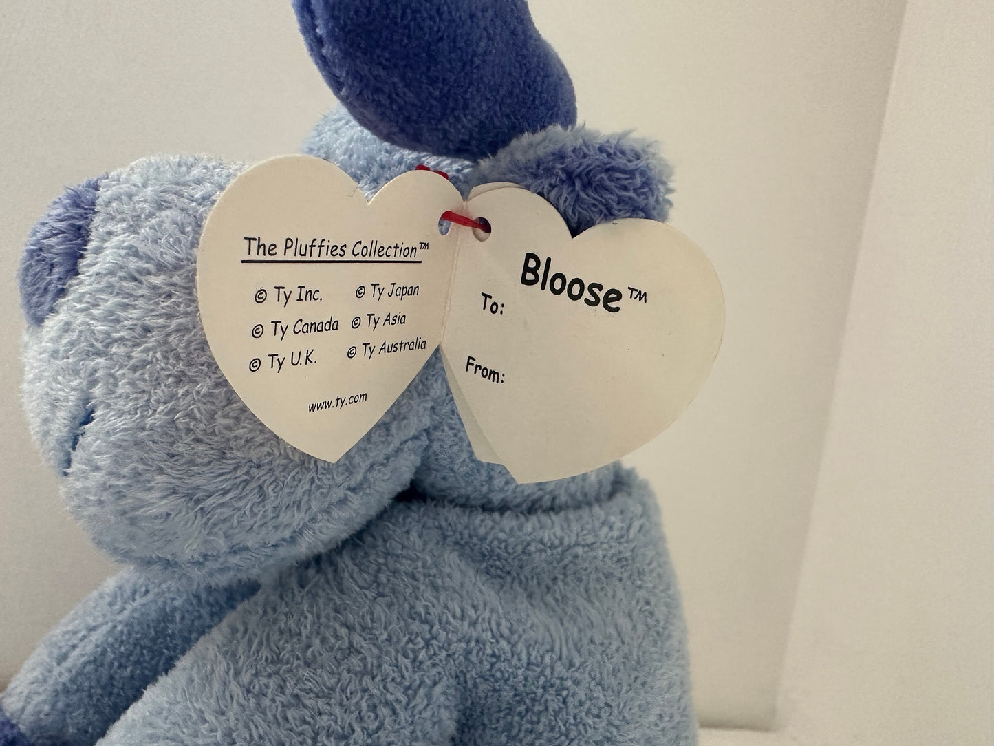 Ty Pluffies “Bloose” the Blue Moose! (10 inch)