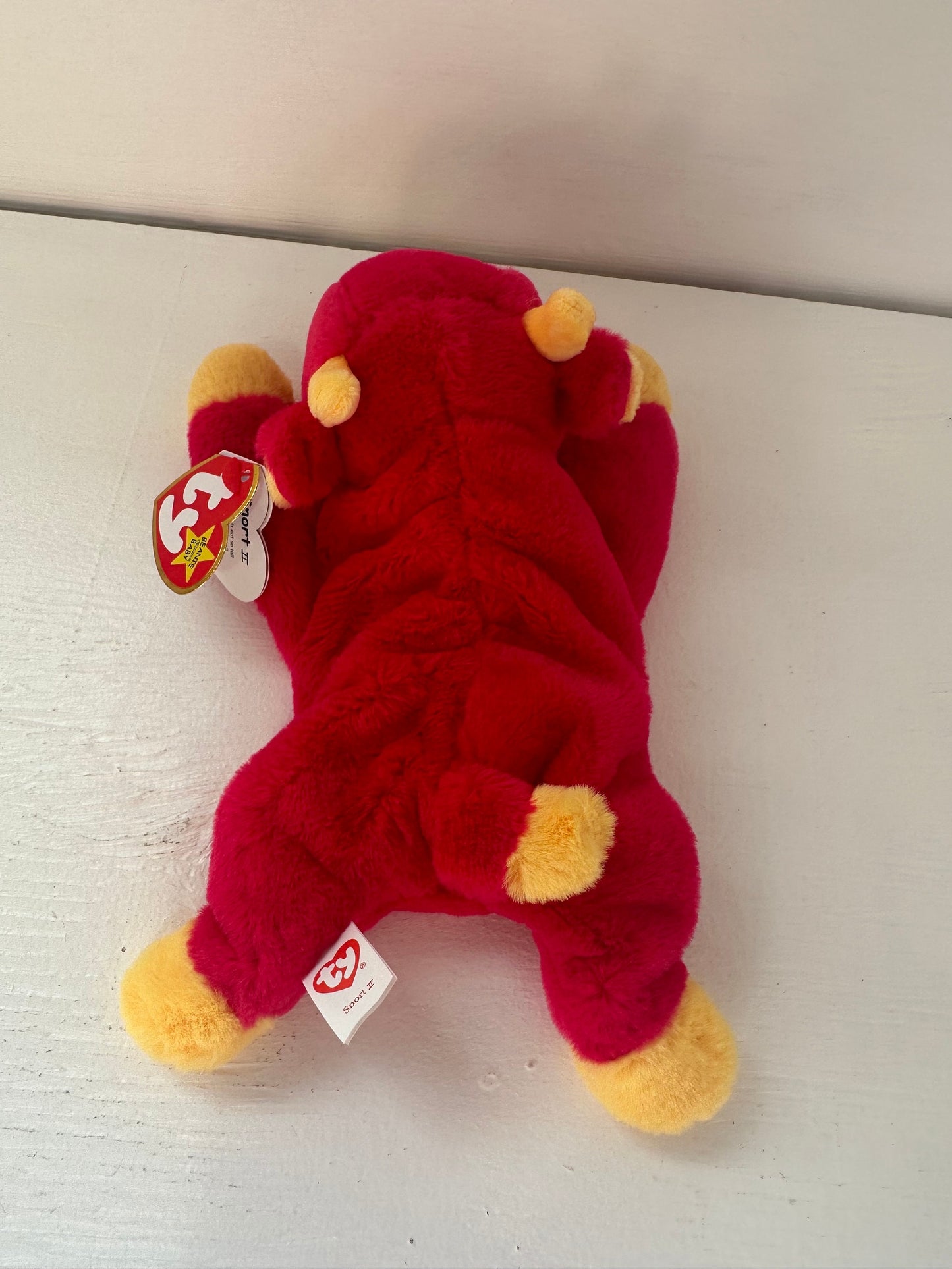 Ty Beanie Babies Series 3 “Snort II” the Red Bull - Limited Production!