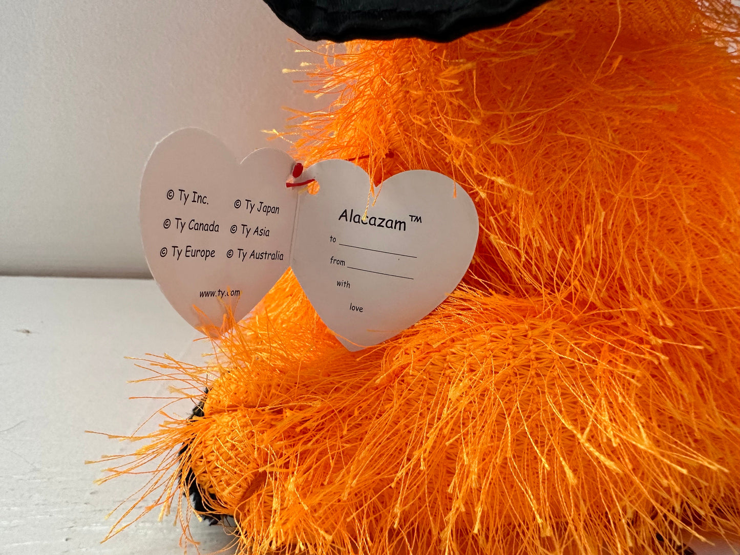 Ty Classics Collection “Alacazam” the Orange Halloween Cat  (9 inch)