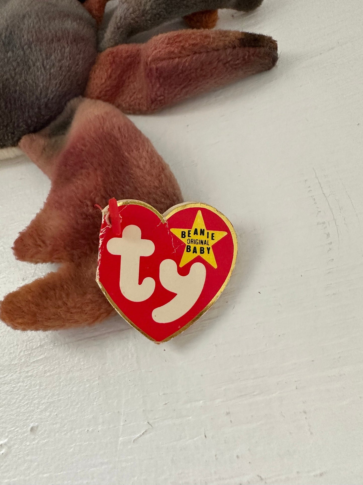 Ty Beanie Baby “Claude” the Crab - All Caps Tag Error - Non Mint Tag *Rare* (7.5 inch)