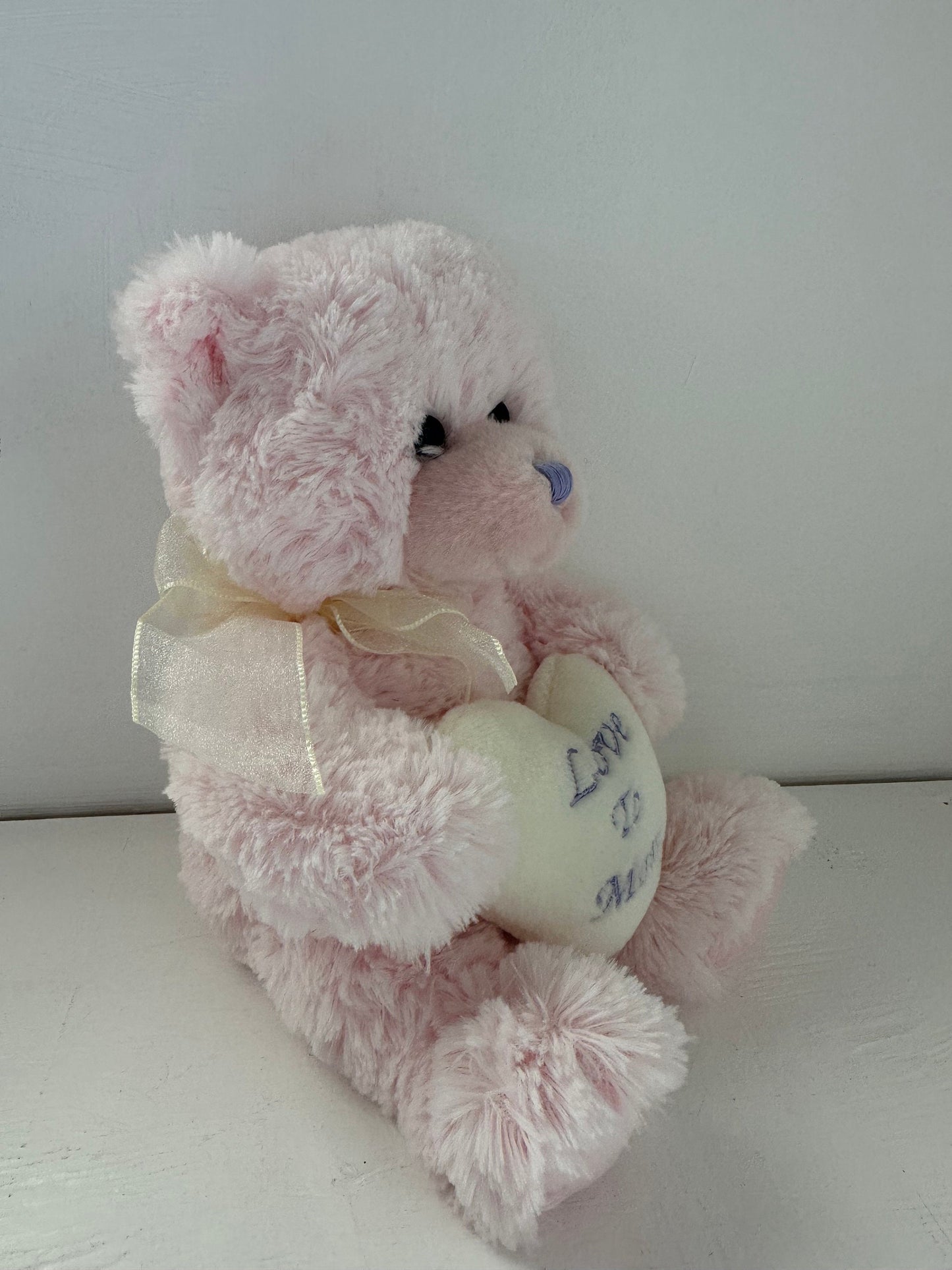 Ty Beanie Buddy “Love to Mom” the Pink Mothers Day / Gift for Mom Bear  (13.5 inch)