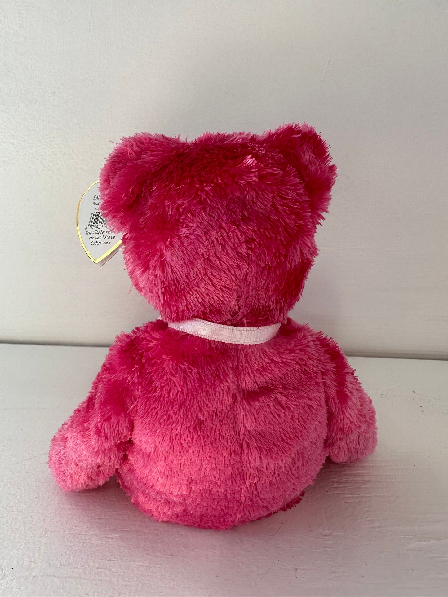 Ty Beanie Baby “Sherbet” the Bear - Dark Pink Version (8.5 inch)