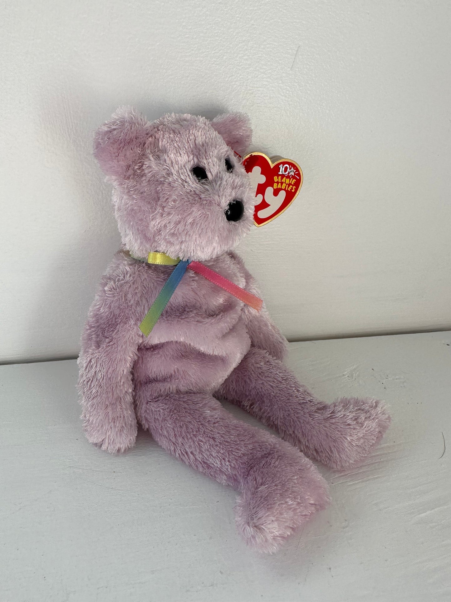 Ty Beanie Baby “Sherbet” the Bear - Purple Version (8.5 inch)