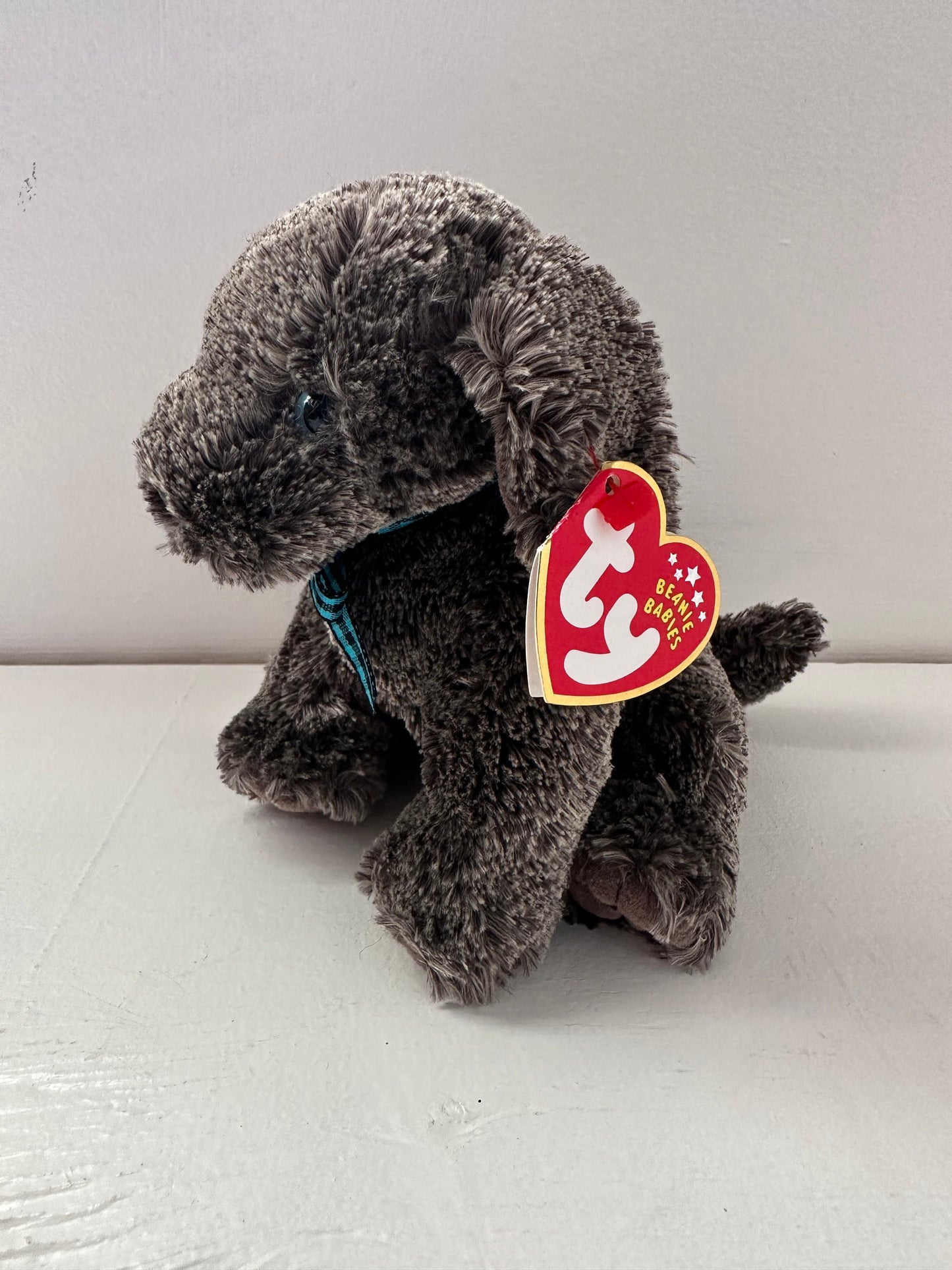 Ty Beanie Baby “Frisbee” the Blue Eyed Dog RARE WHAM-O Version! (5.5 inch)