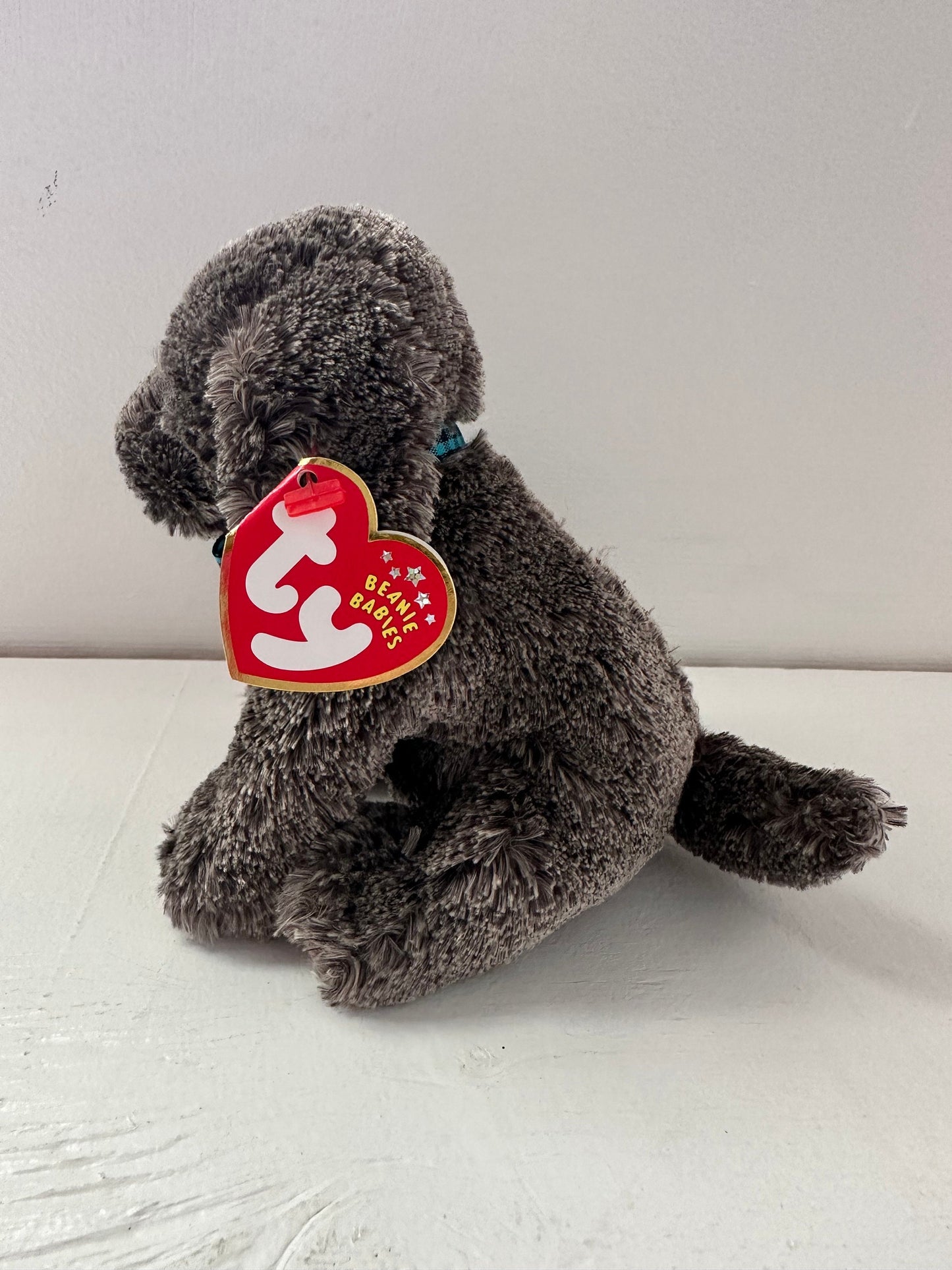 Ty Beanie Baby “Frisbee” the Blue Eyed Dog RARE WHAM-O Version! (5.5 inch)