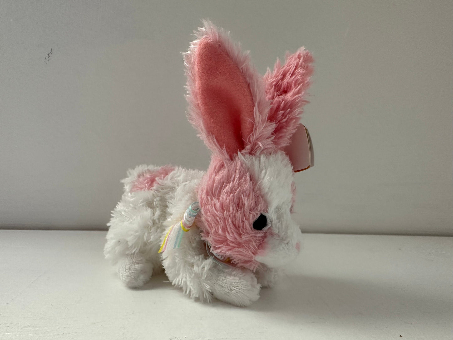 Ty Basket Beanie “Pipsy” the Pink Bunny Rabbit! *Small Basket Beanie* (4 inch)