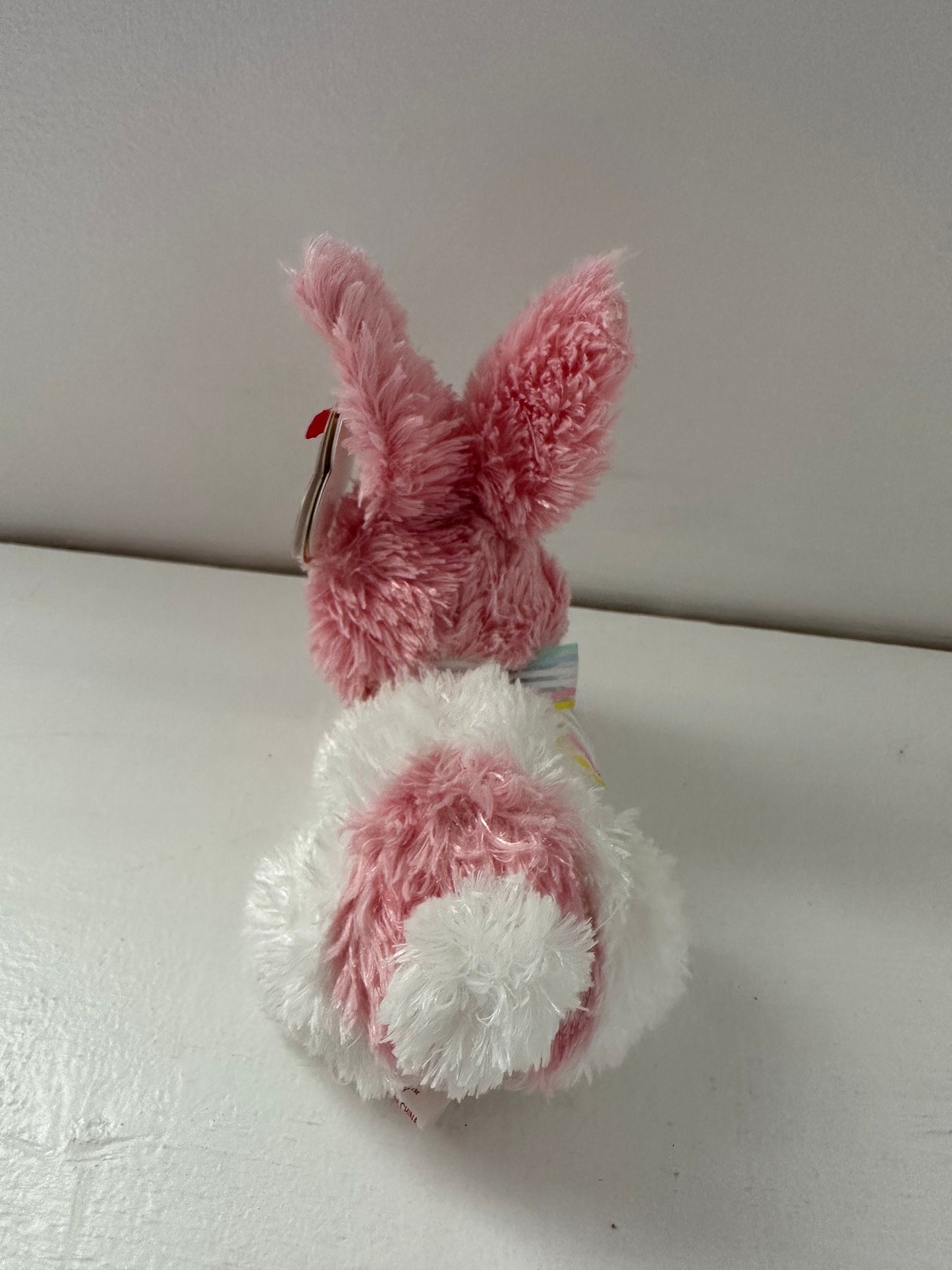 Ty Basket Beanie “Pipsy” the Pink Bunny Rabbit! *Small Basket Beanie* (4 inch)