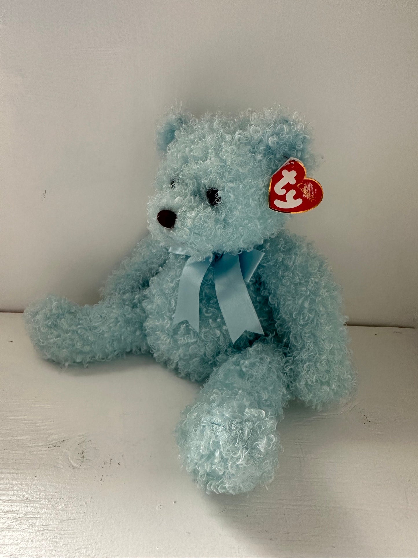 Ty Classics Collection “Oasis” the Large Blue Bear - Non Mint Tag (15 inch)