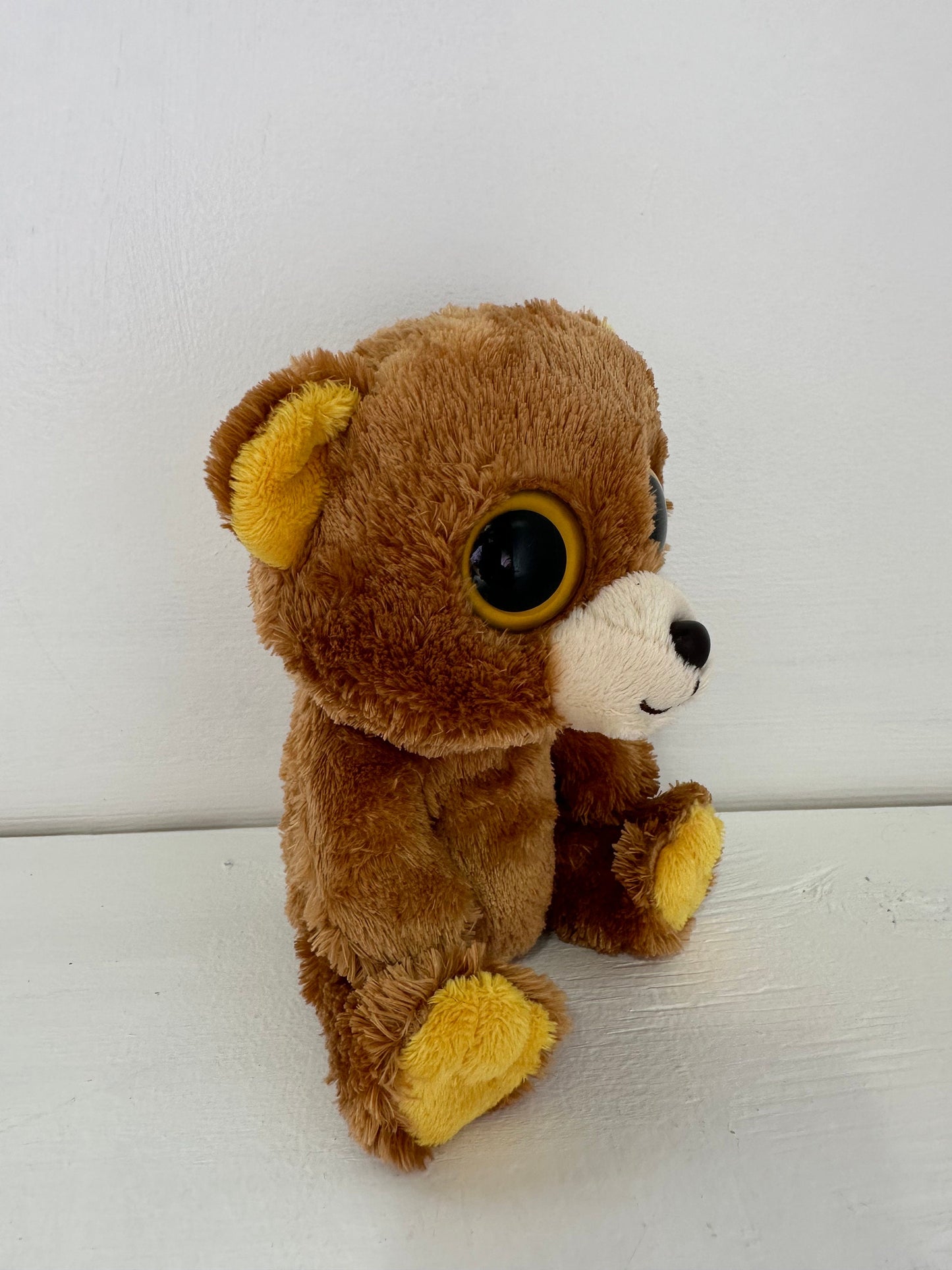 Ty Beanie Boo “Honey” the Bear - Purple Tag Rare! (6 inch)