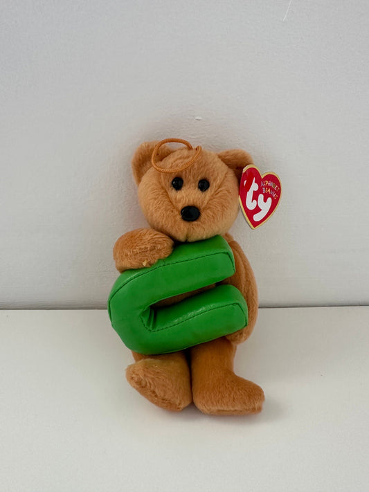 Ty Alphabet Beanie “U” the Bear Holding Letter U (4.5 inch)