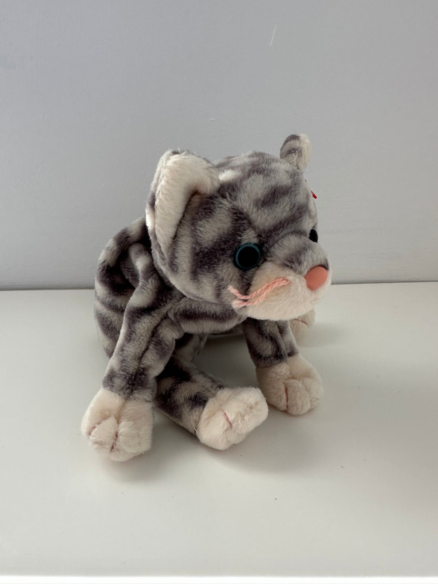 Ty Beanie Baby “Silver” the Adorable Tabby Cat (5.5 inch)