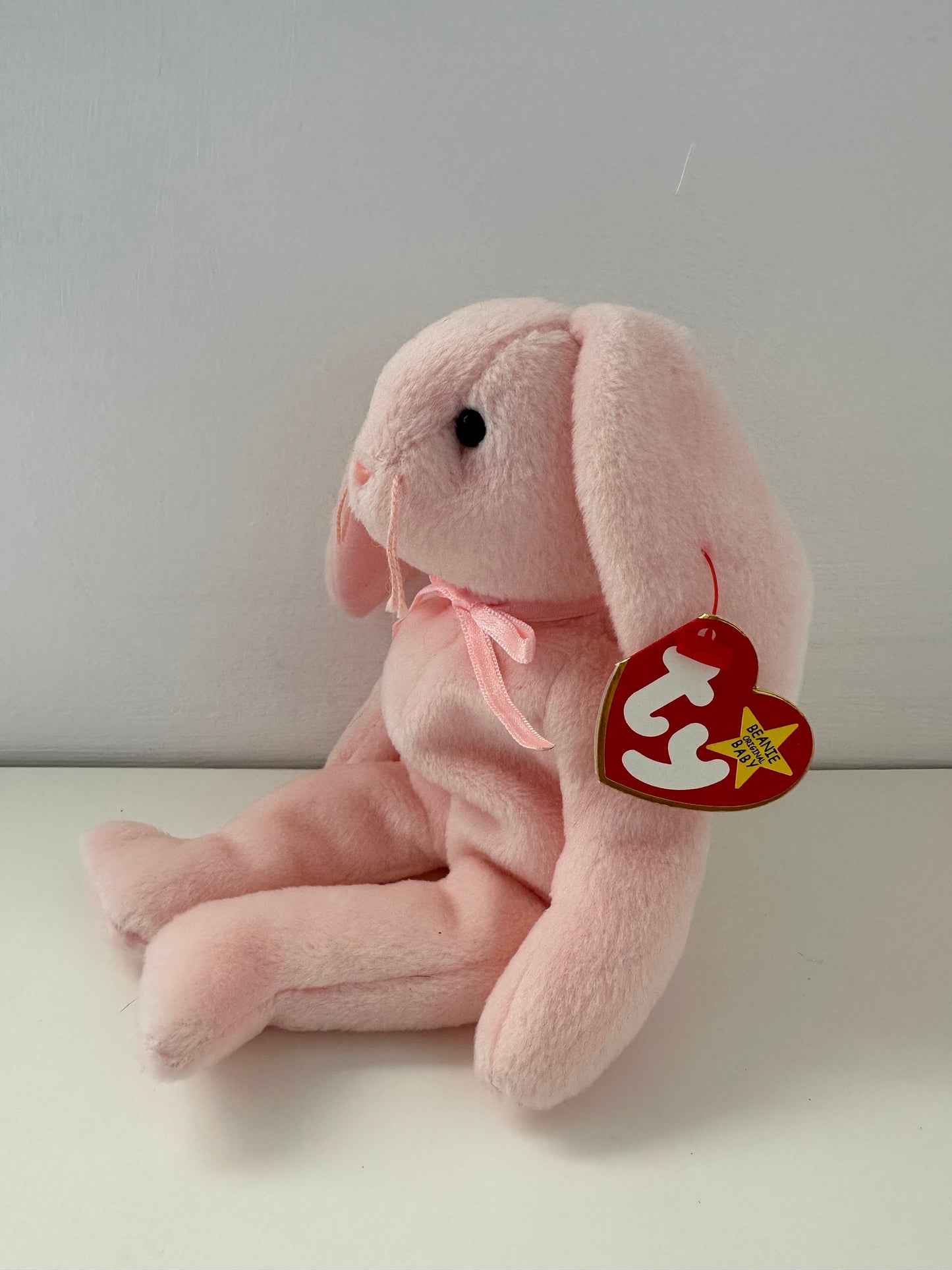 Ty Beanie Baby “Hoppity” the Pink Bunny ! (8.5 inch)