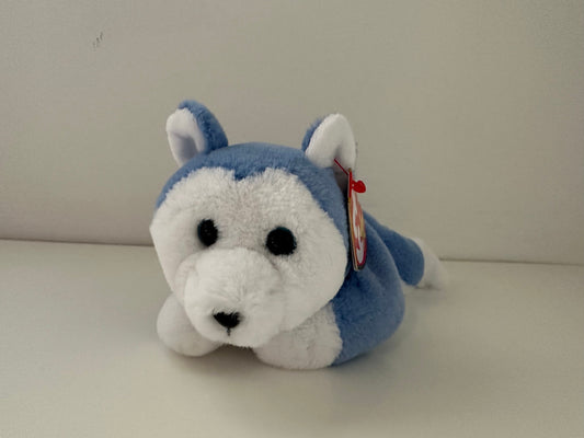 Ty Beanie Babies Series 4 30th Anniversary Beanie Nanook II the Husky Dog - Limited Production!