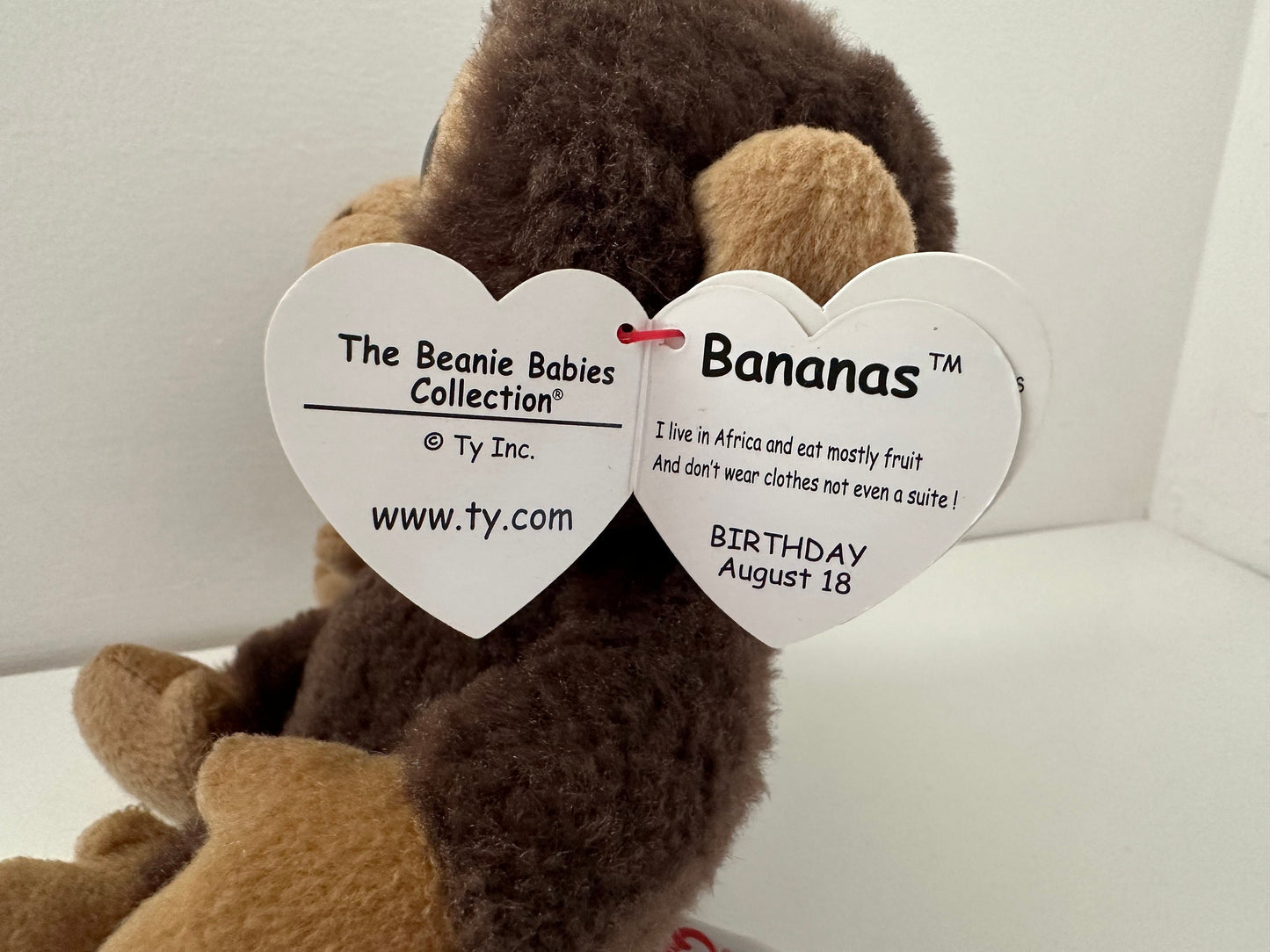 Ty Classics Collection “Bananas” the Monkey (10 inch)